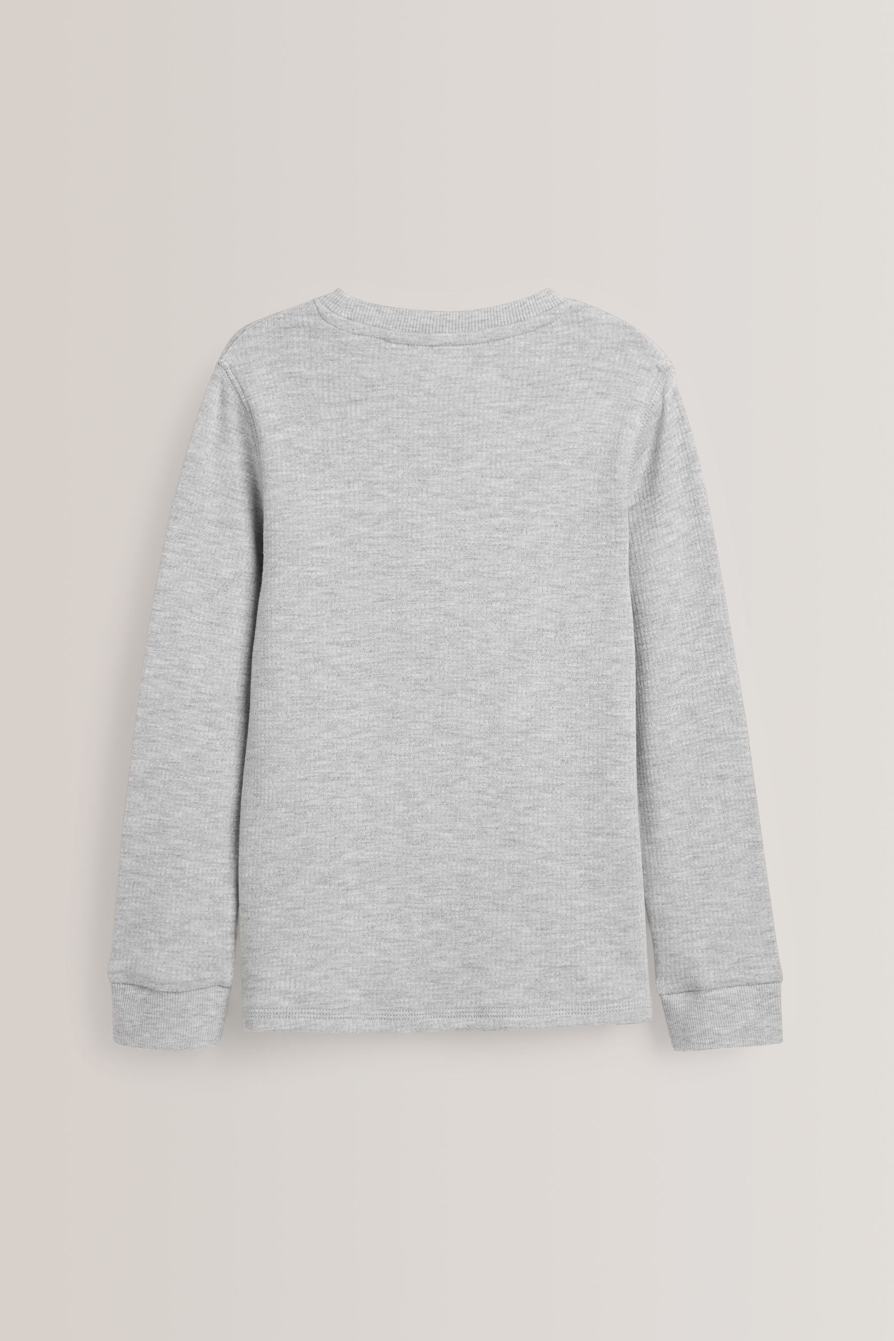 Grey/White Long Sleeve Thermal Tops 2 Pack (2-16yrs)