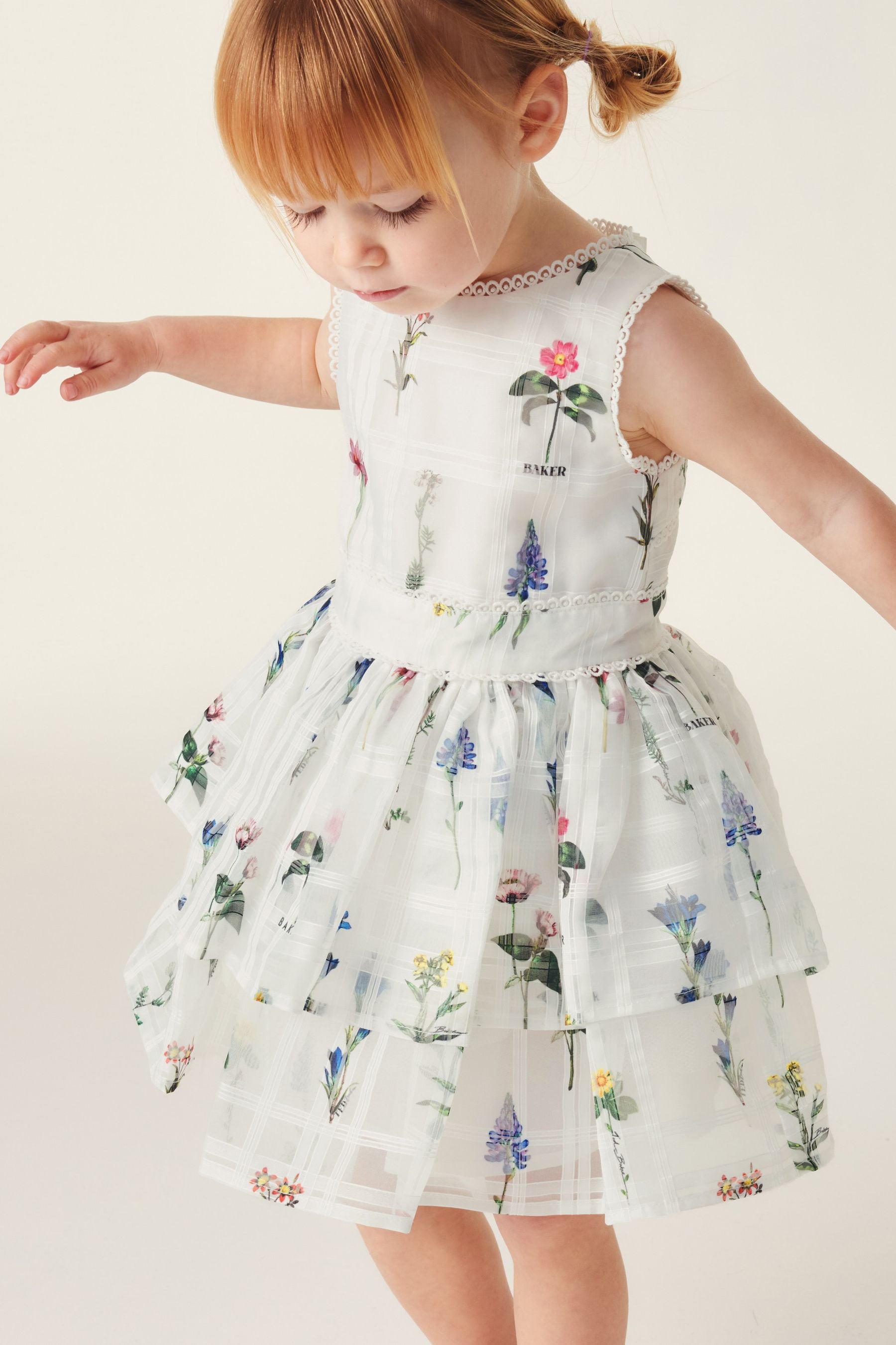 Baker by Ted Baker Floral Burnout Dress