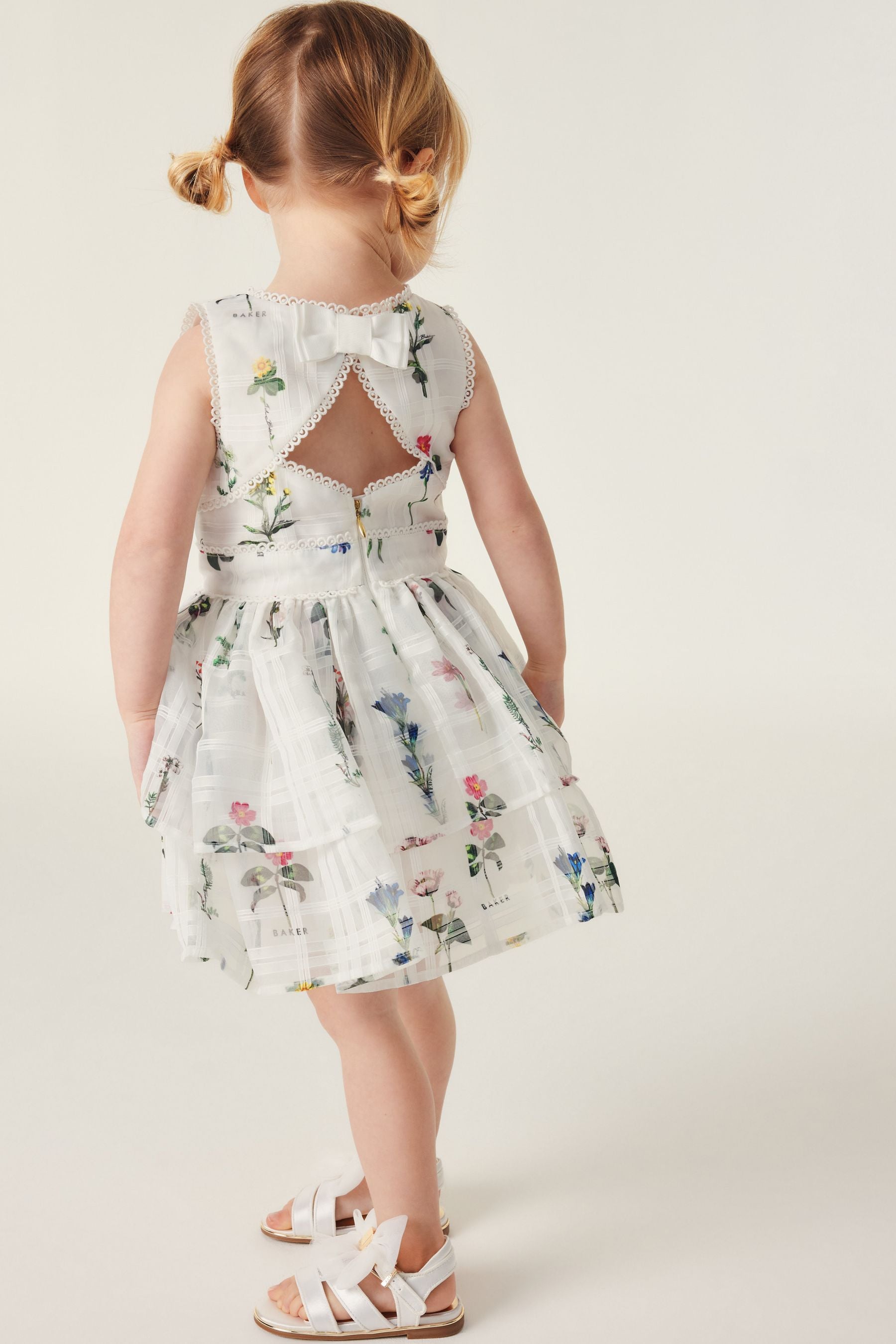 Baker by Ted Baker Floral Burnout Dress