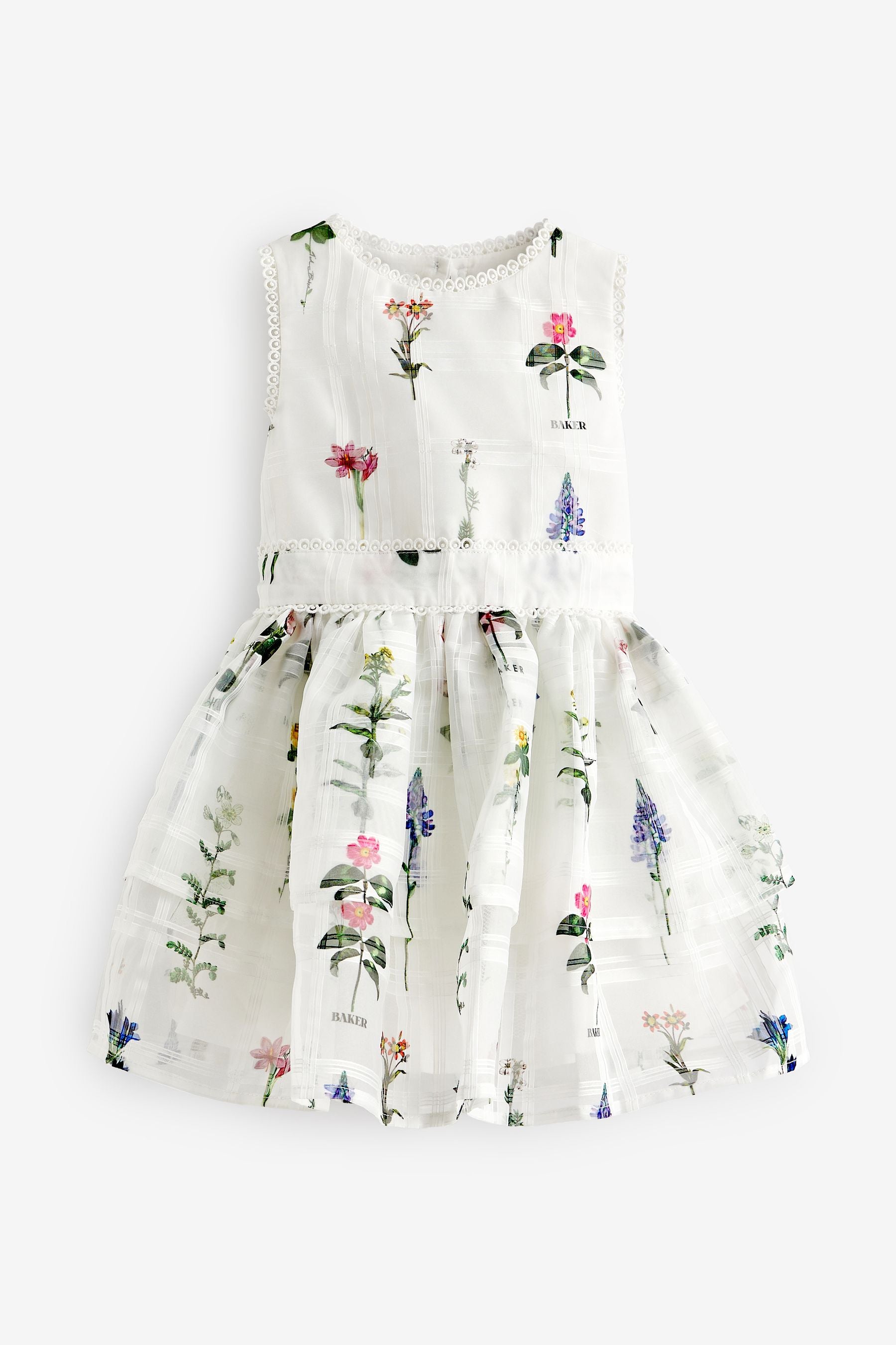 Baker by Ted Baker Floral Burnout Dress