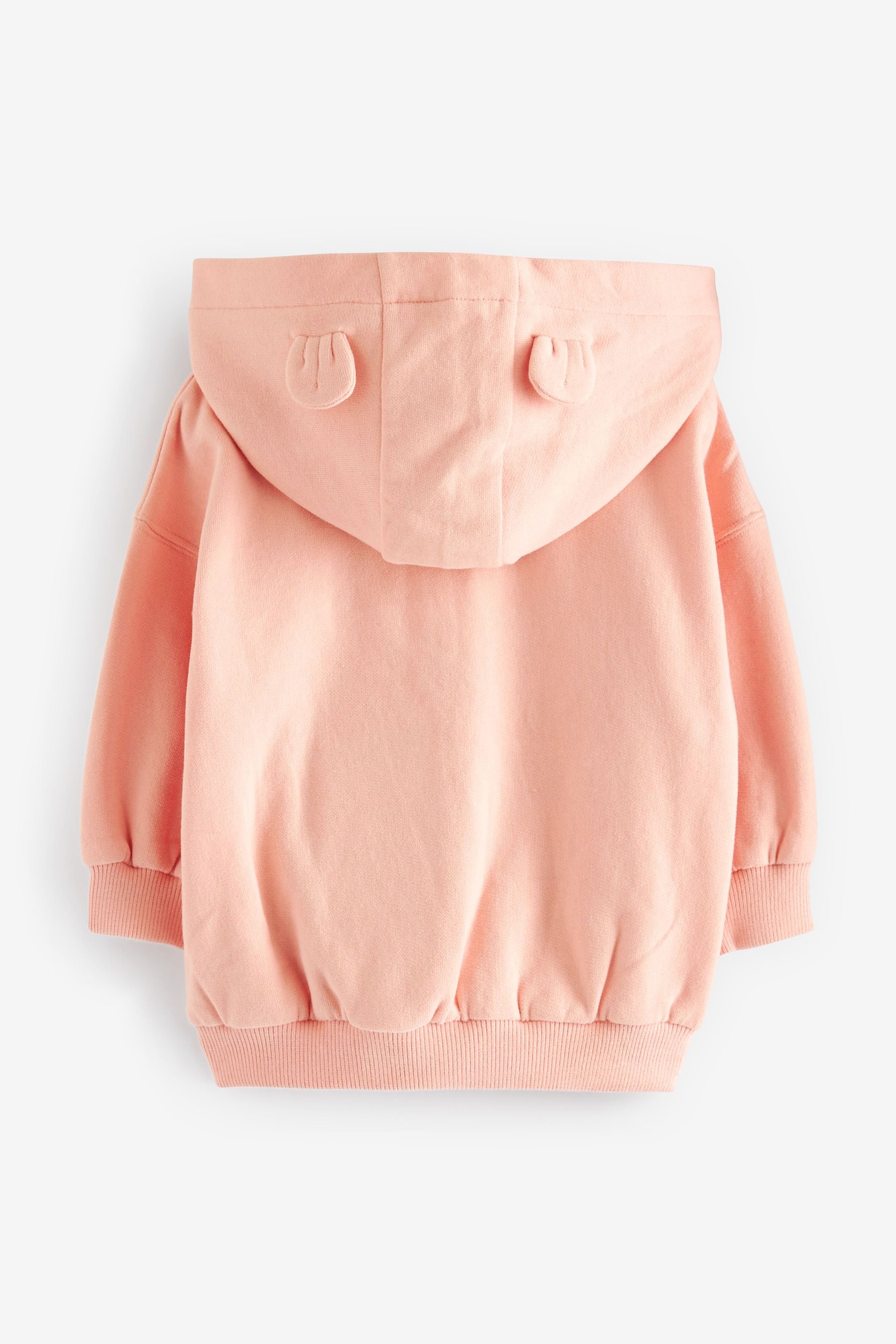 Pink Zip Through Hoodie (3mths-7yrs)