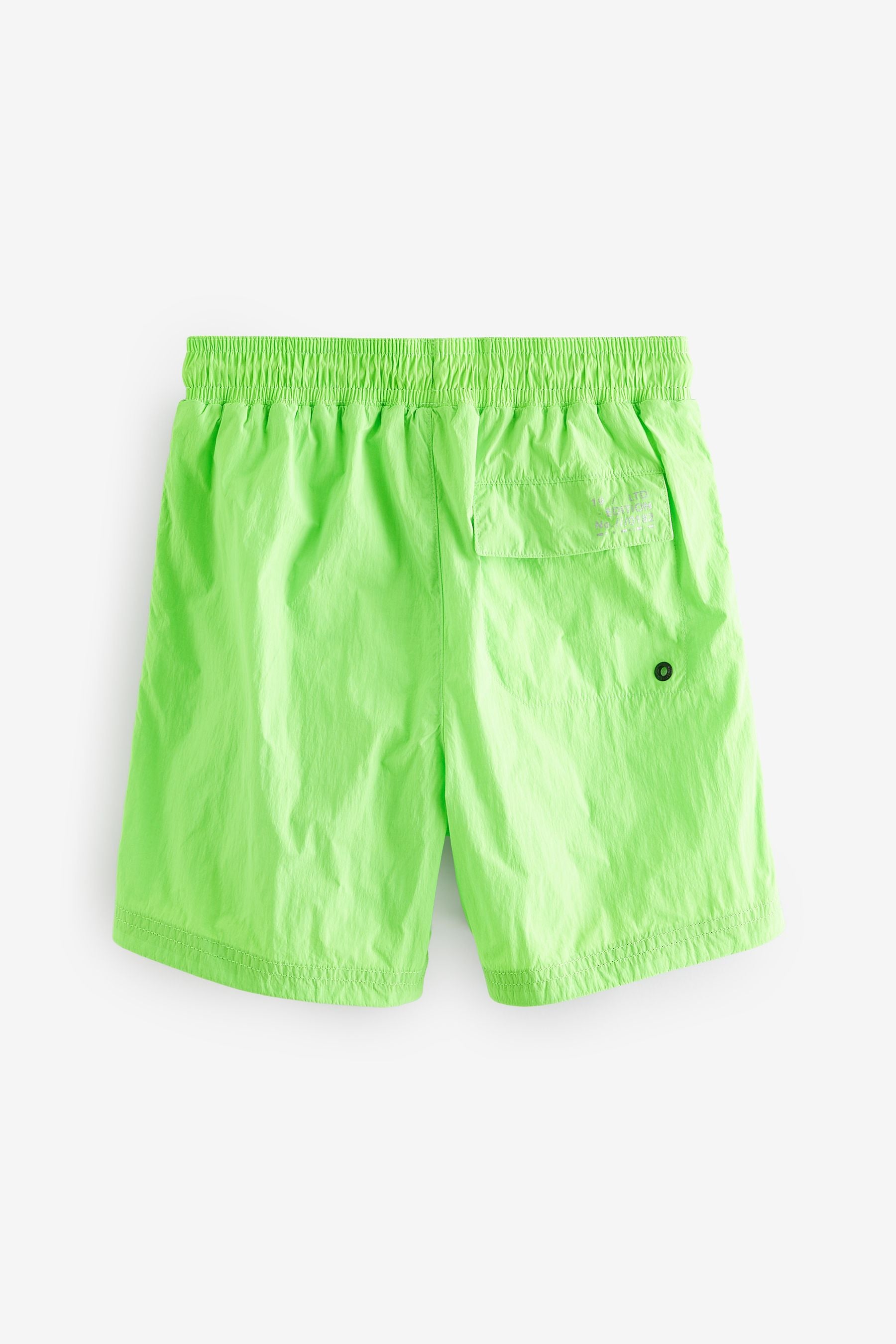 Green Textured Swim Shorts (3-16yrs)