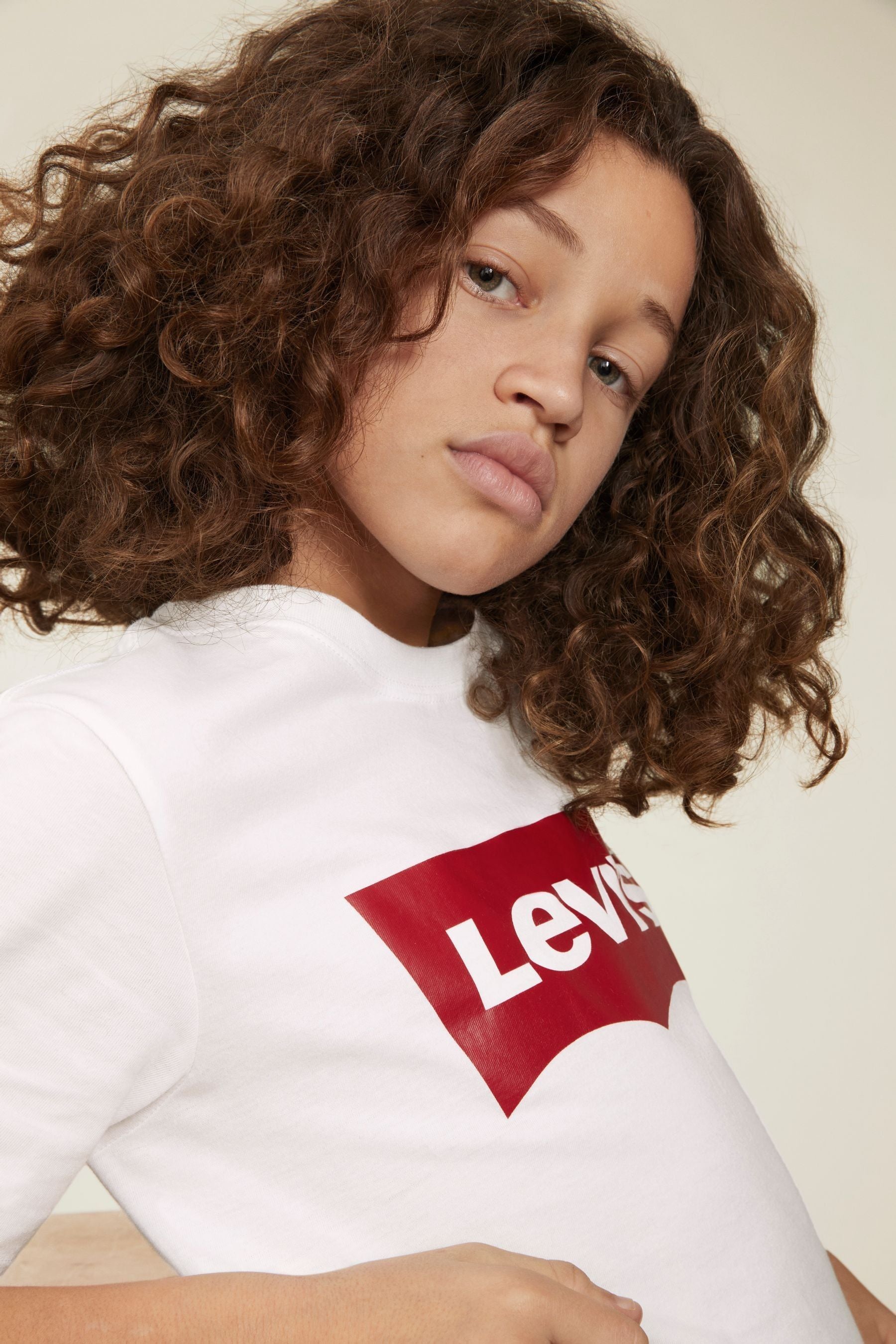 Levi's® White Batwing Kids 100% Cotton T-Shirt