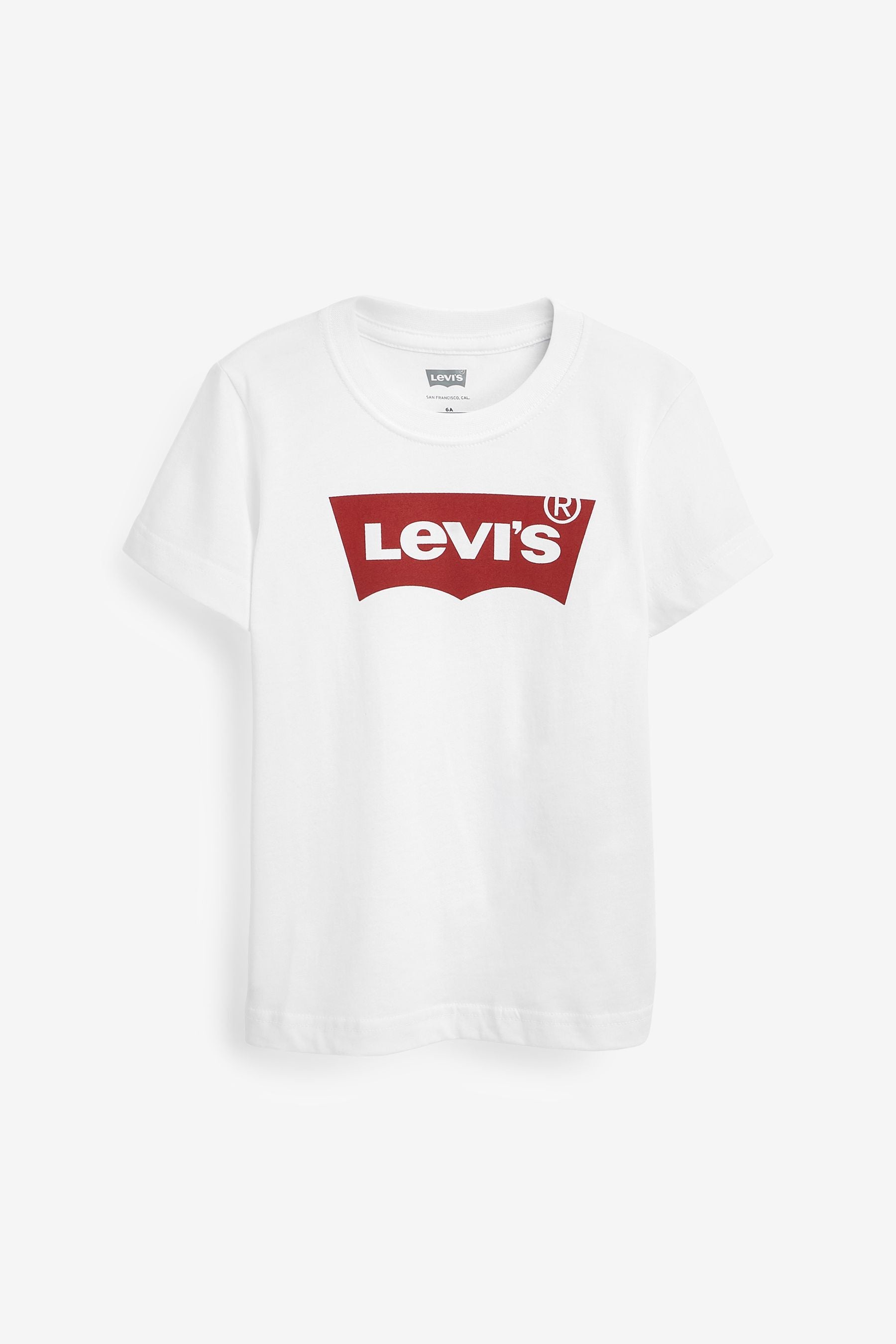 Levi's® White Batwing Kids 100% Cotton T-Shirt