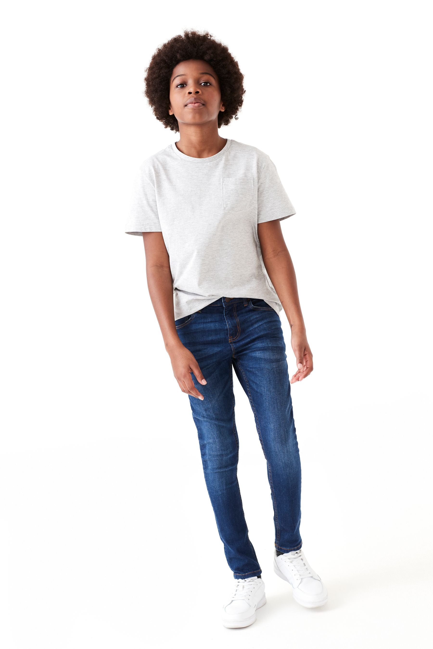 Blue Super Skinny Fit Stretch Jeans (3-17yrs)