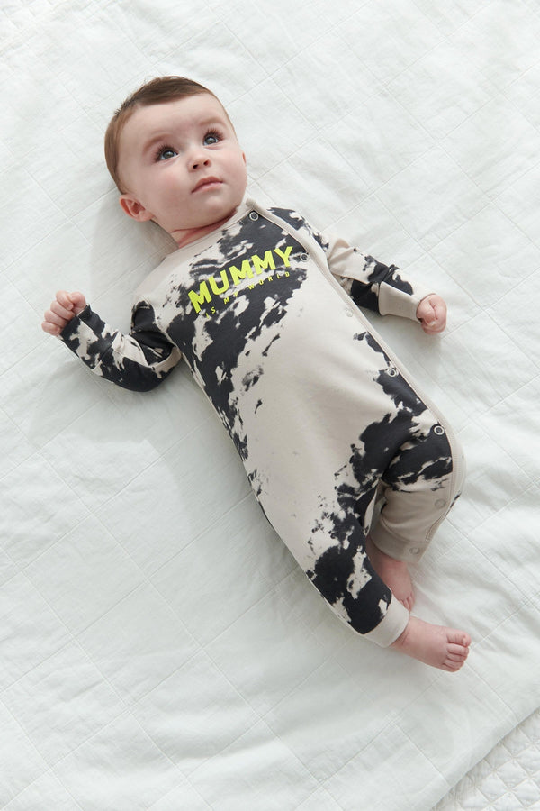 Monochrome Mummy Single Baby Sleepsuit (0mths-3yrs)