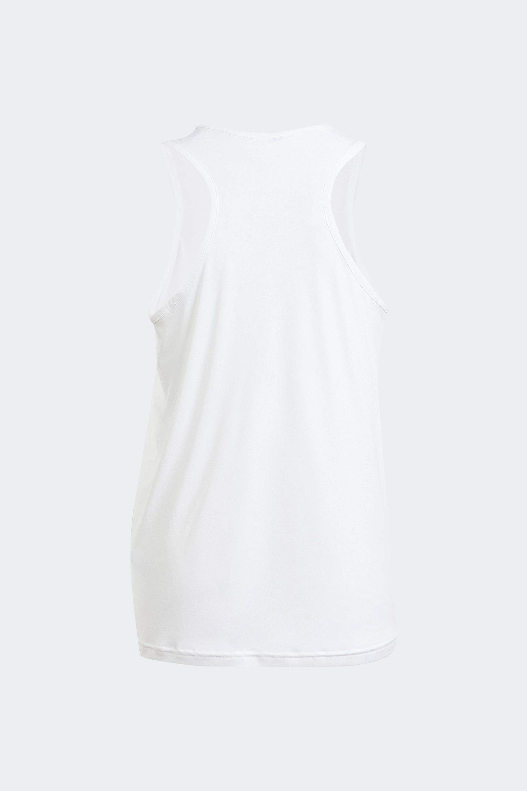 adidas White Team Tank Top Kids