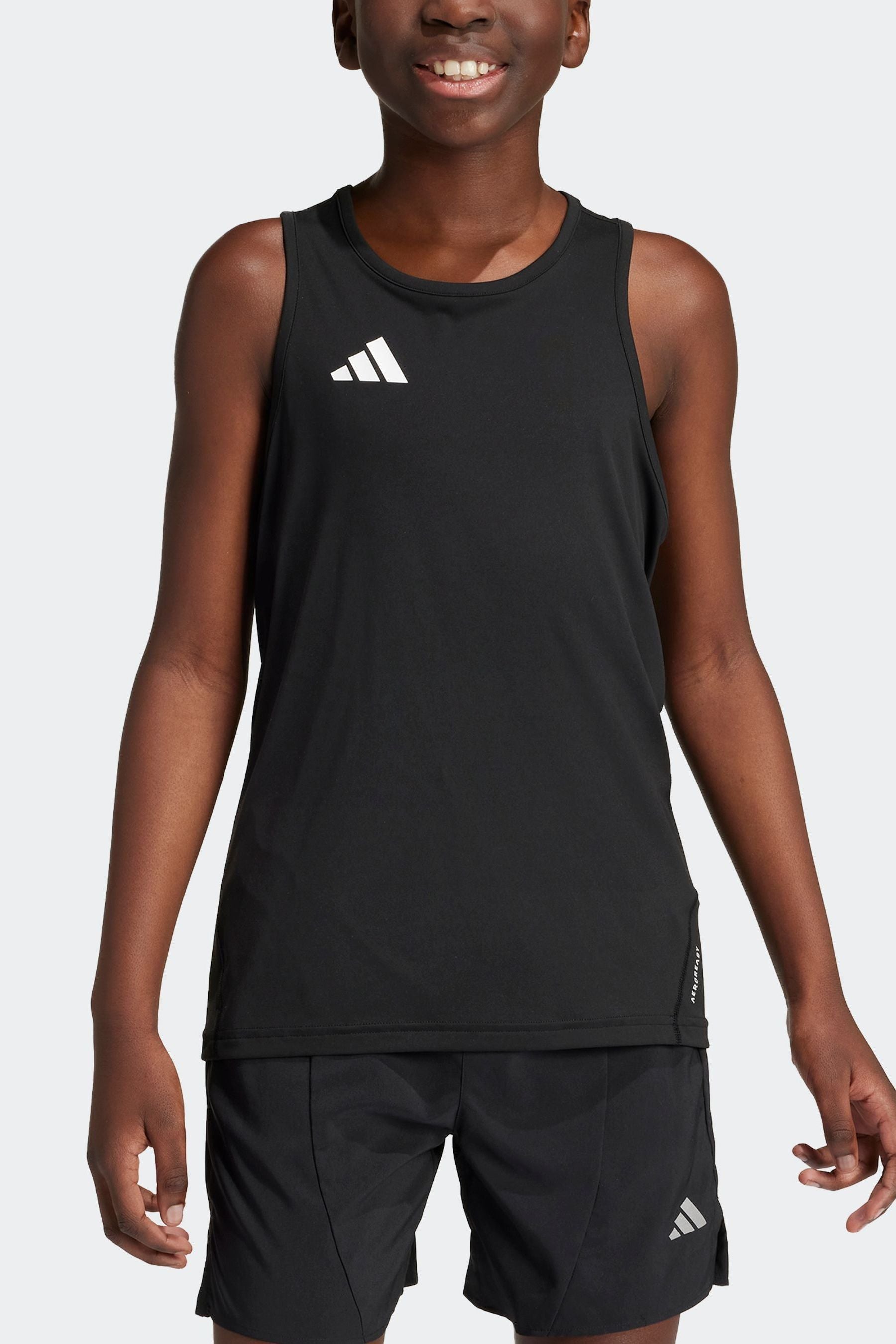 adidas Black Team Tank Top Kids