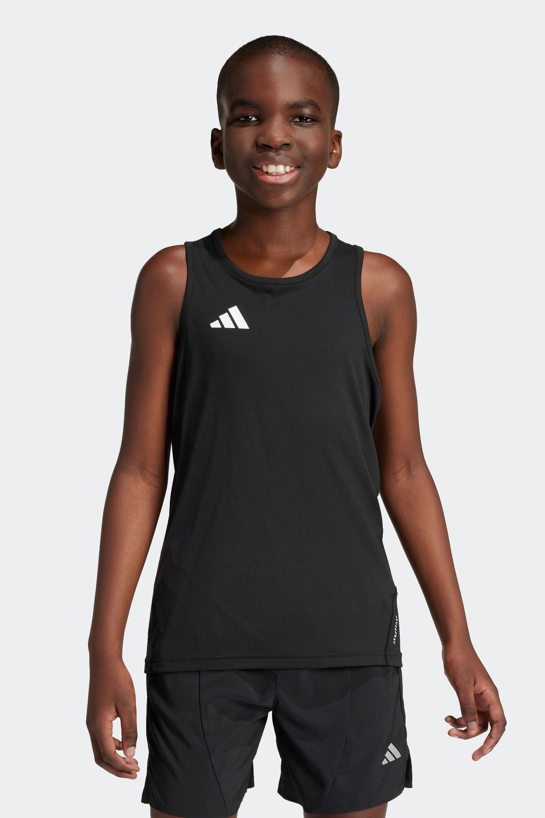 adidas Black Team Tank Top Kids