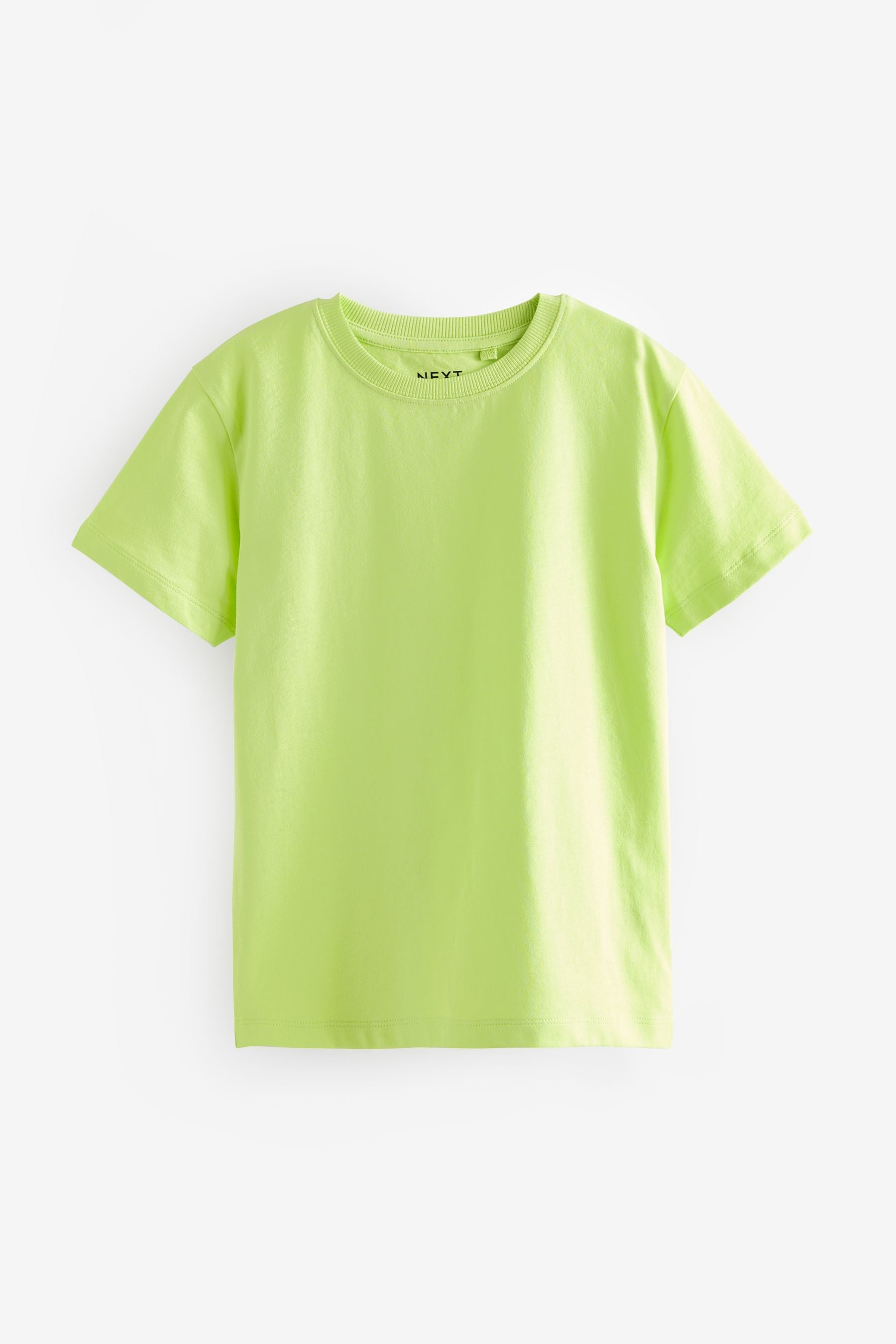 Green Lime Cotton Short Sleeve T-Shirt (3-16yrs)