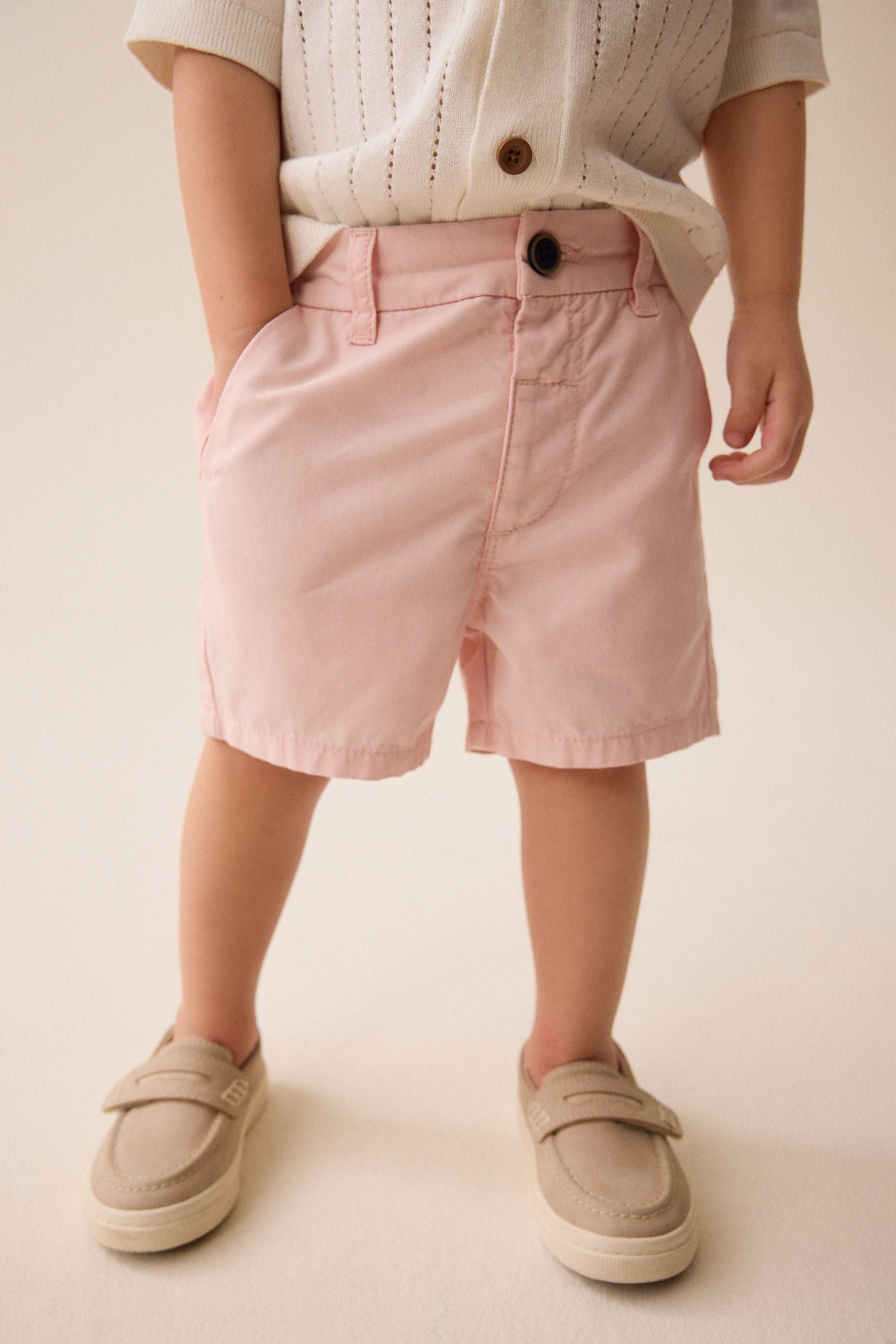 Pink Chinos Shorts (3mths-7yrs)