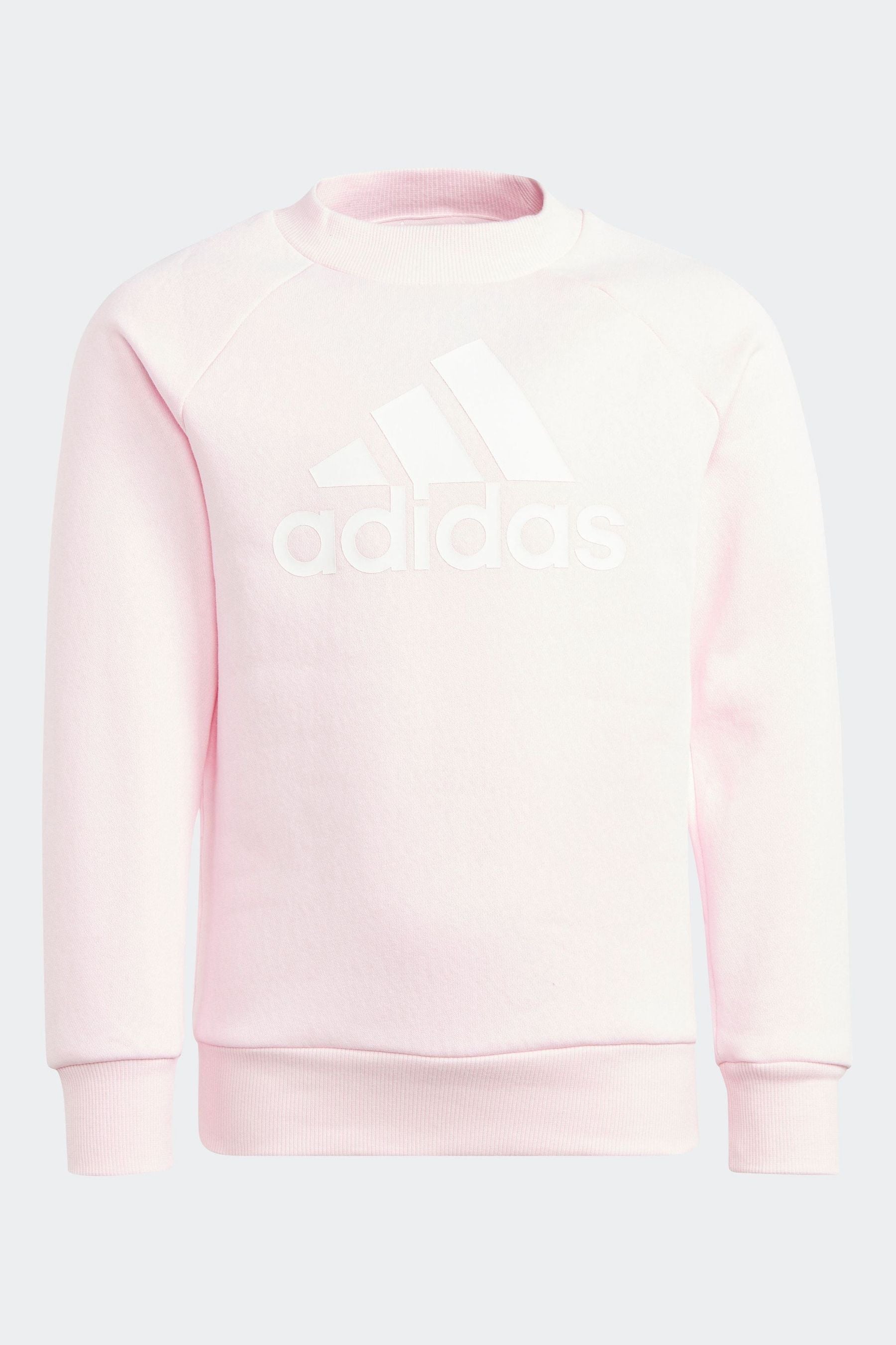 Pink/Blue adidas Sportswear Essentials Logo Fleece Jogger Set