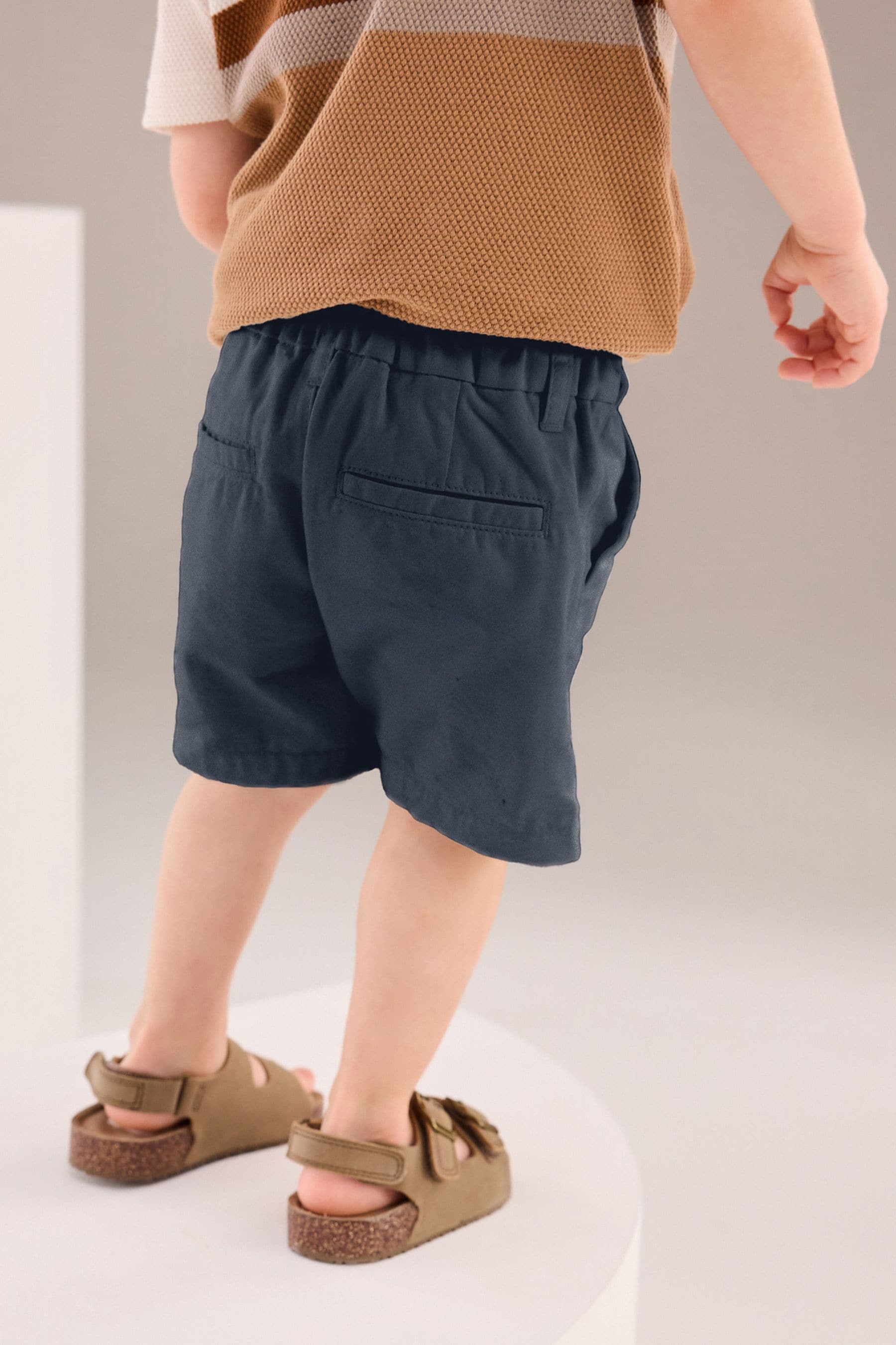 Navy Chinos Shorts (3mths-7yrs)