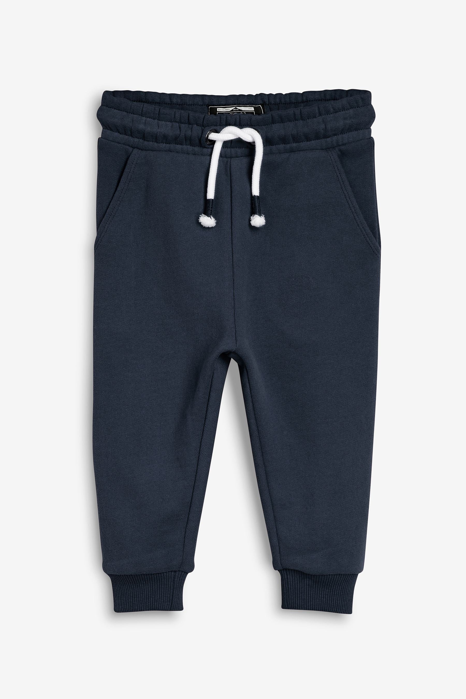 Navy Blue Soft Touch Jersey Joggers (3mths-7yrs)