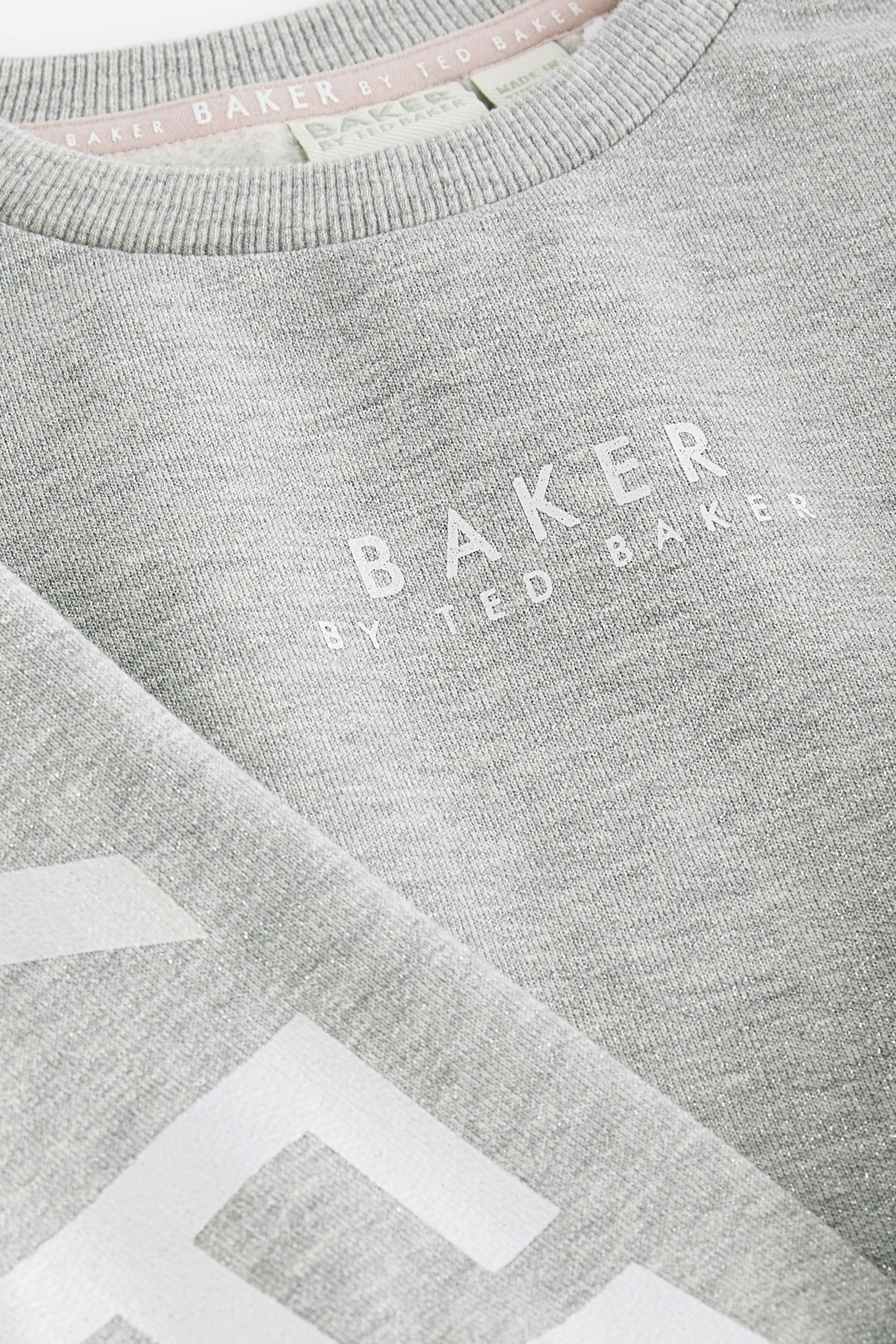 Grey Baker by Ted Baker Branded Back Sweat Dress