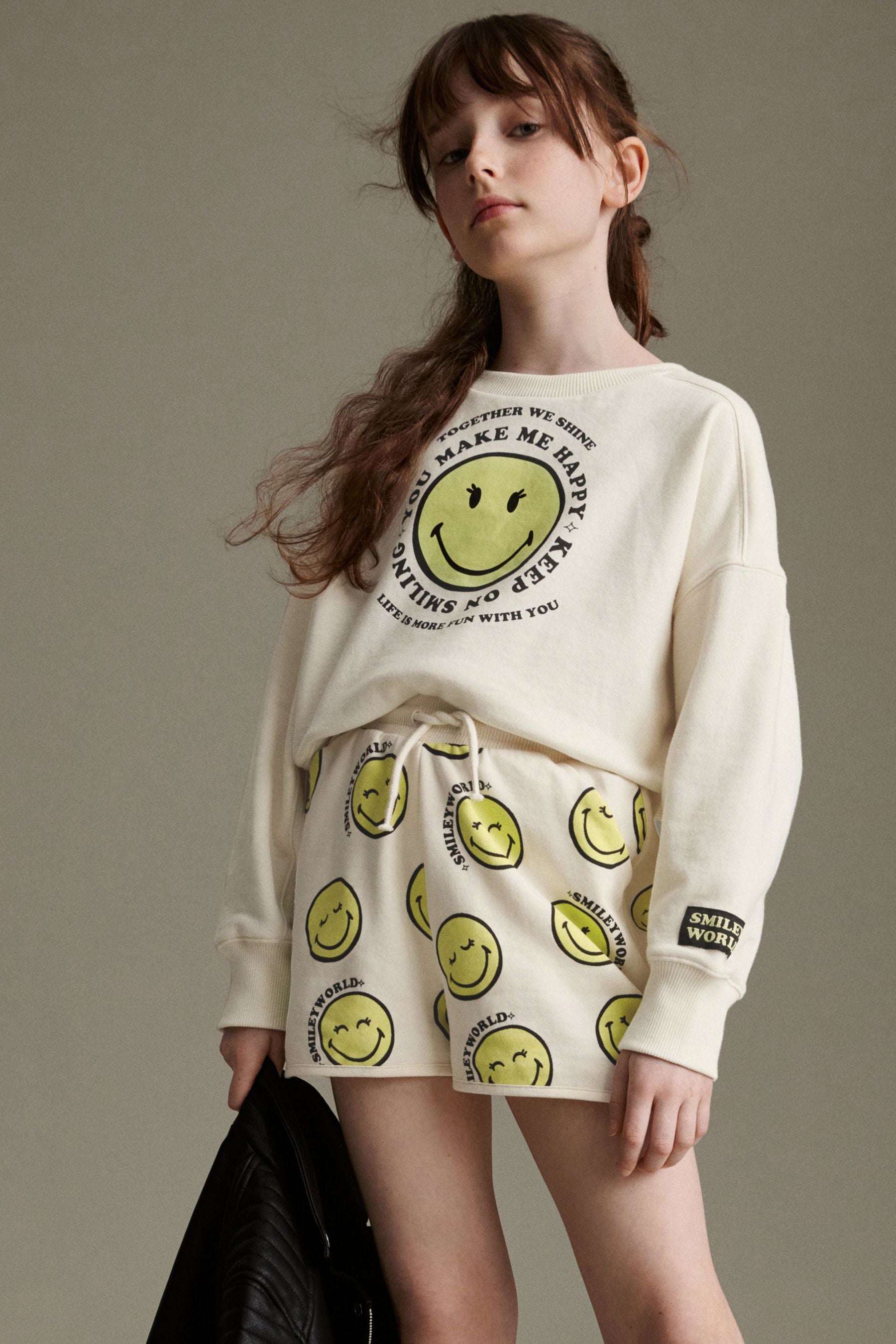 Ecru Cream Crew Sweatshirt Top (3-16yrs)