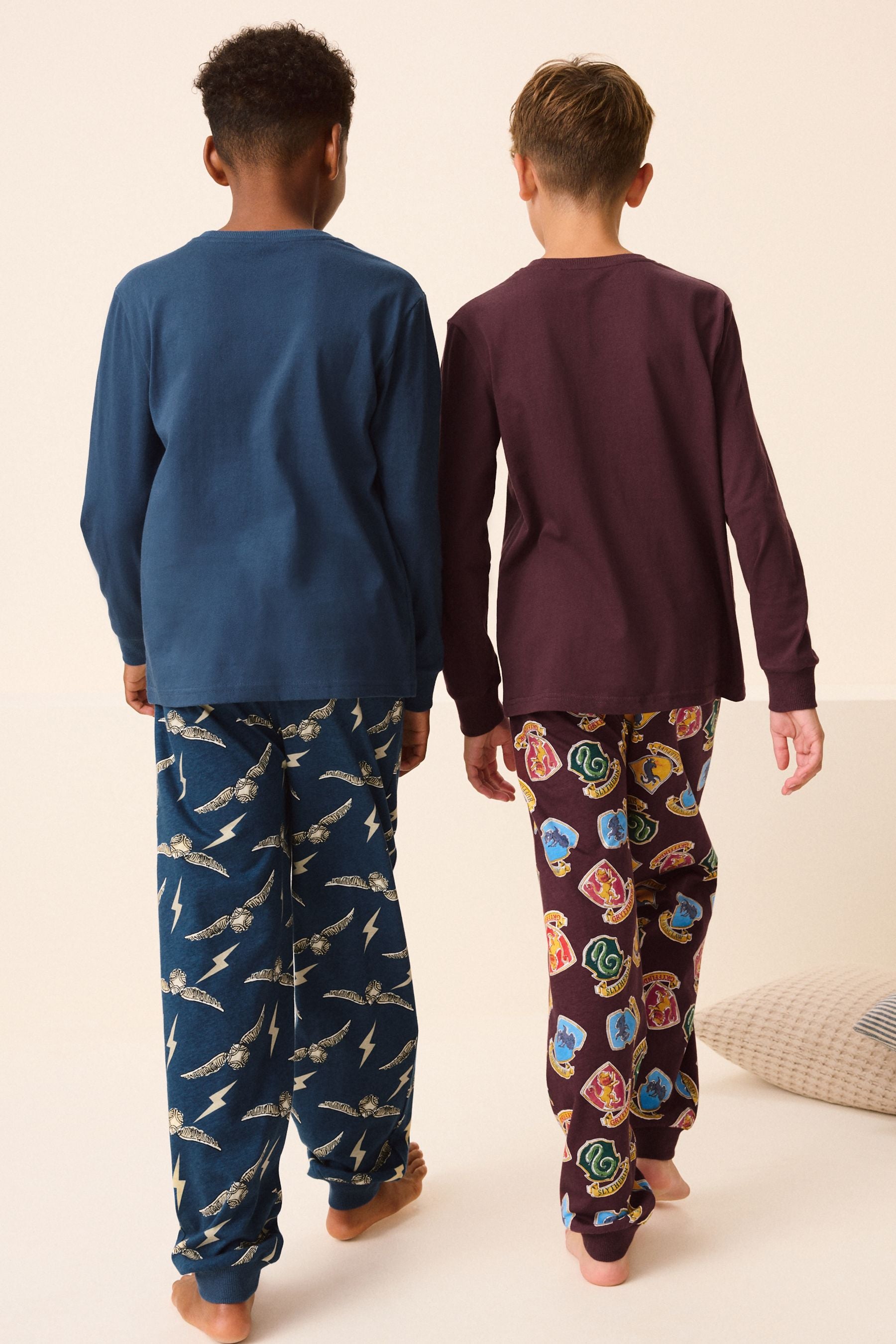 Harry Potter Navy Blue/Red License Pyjamas 2 Pack (4-16yrs)