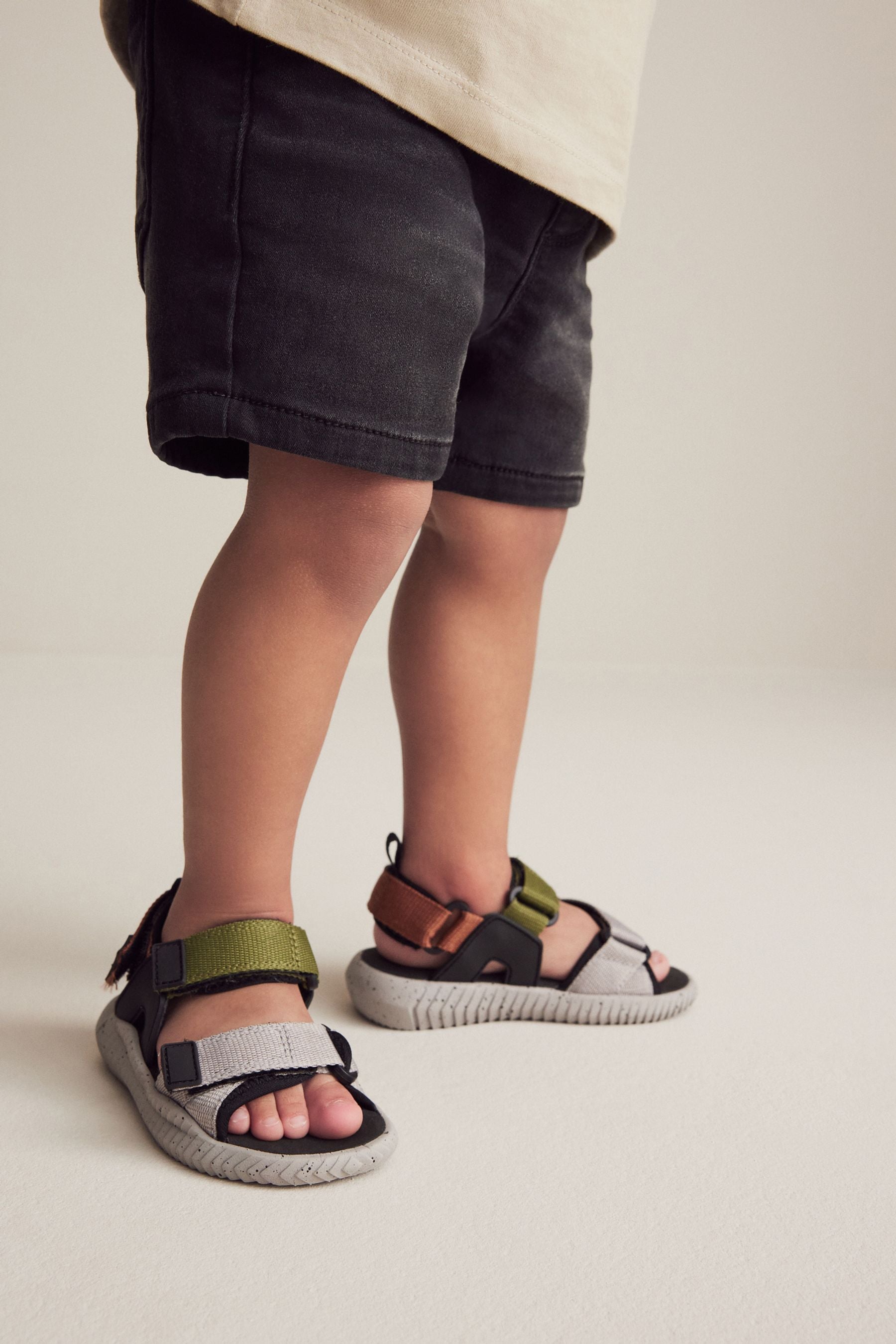 Grey Utility Trekker Sandals