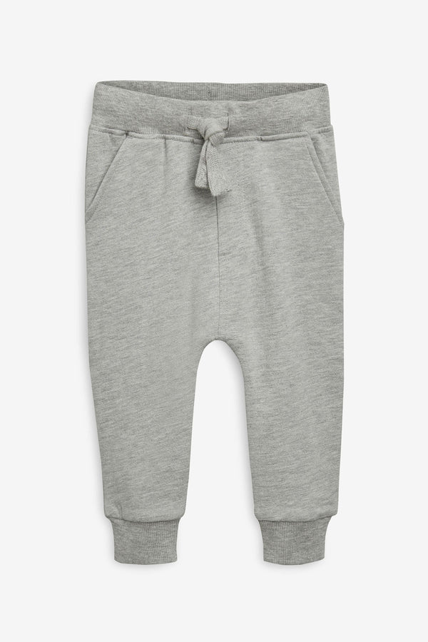 Grey Marl 100% Cotton Joggers (3mths-7yrs)