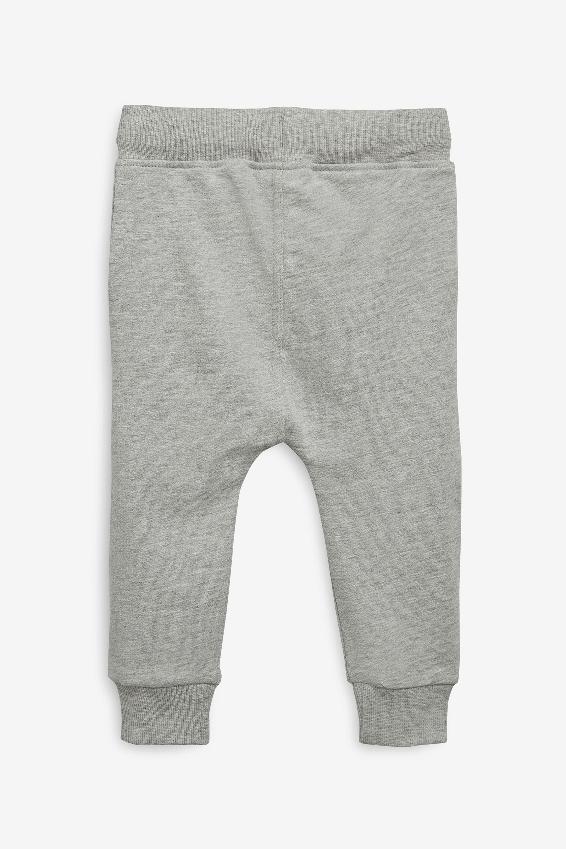 Grey Marl 100% Cotton Joggers (3mths-7yrs)