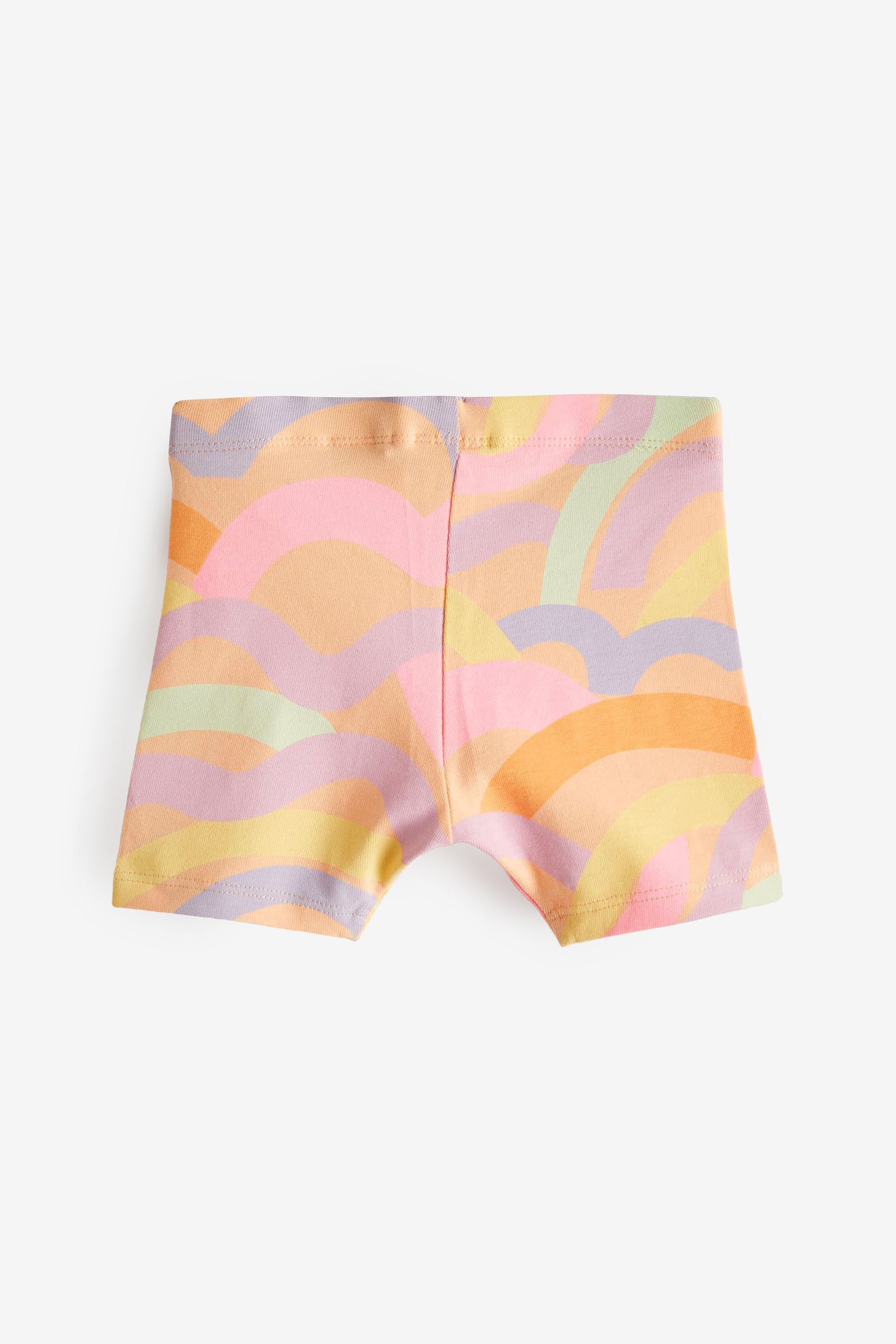 Pink Rainbow Cycle Shorts 4 Pack (3mths-7yrs)