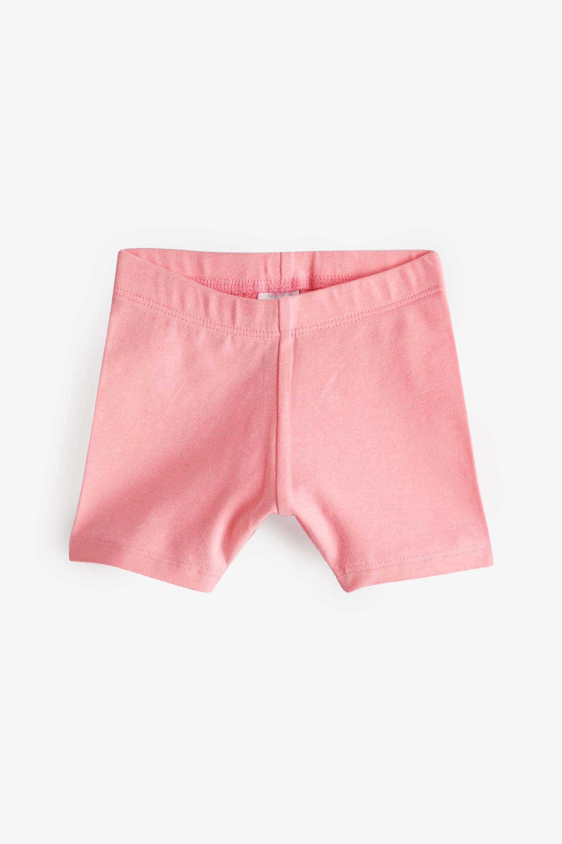 Pink Rainbow Cycle Shorts 4 Pack (3mths-7yrs)