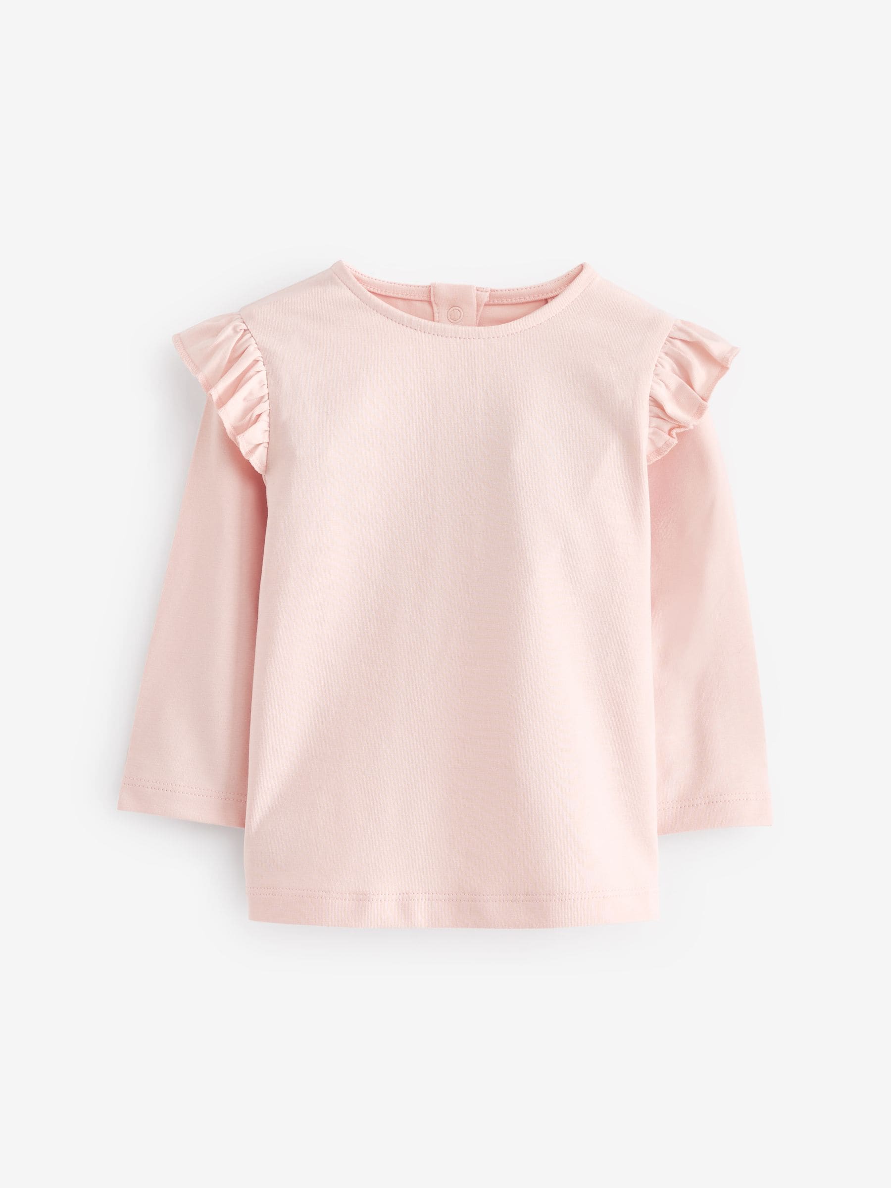 Pink/Grey Baby Long Sleeve Tops 4 Pack