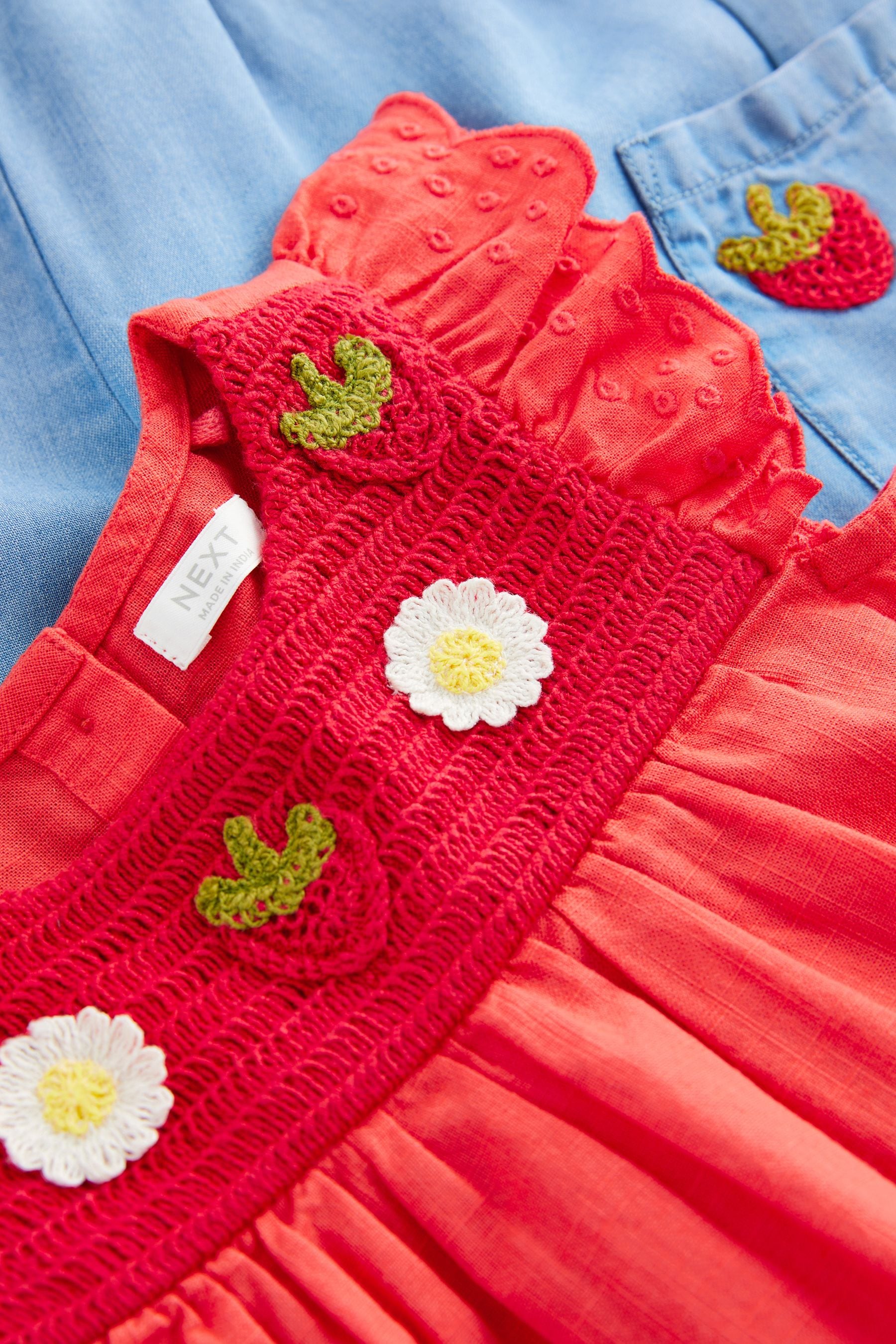 Red Strawberry Blouse and Trousers Set (3mths-7yrs)