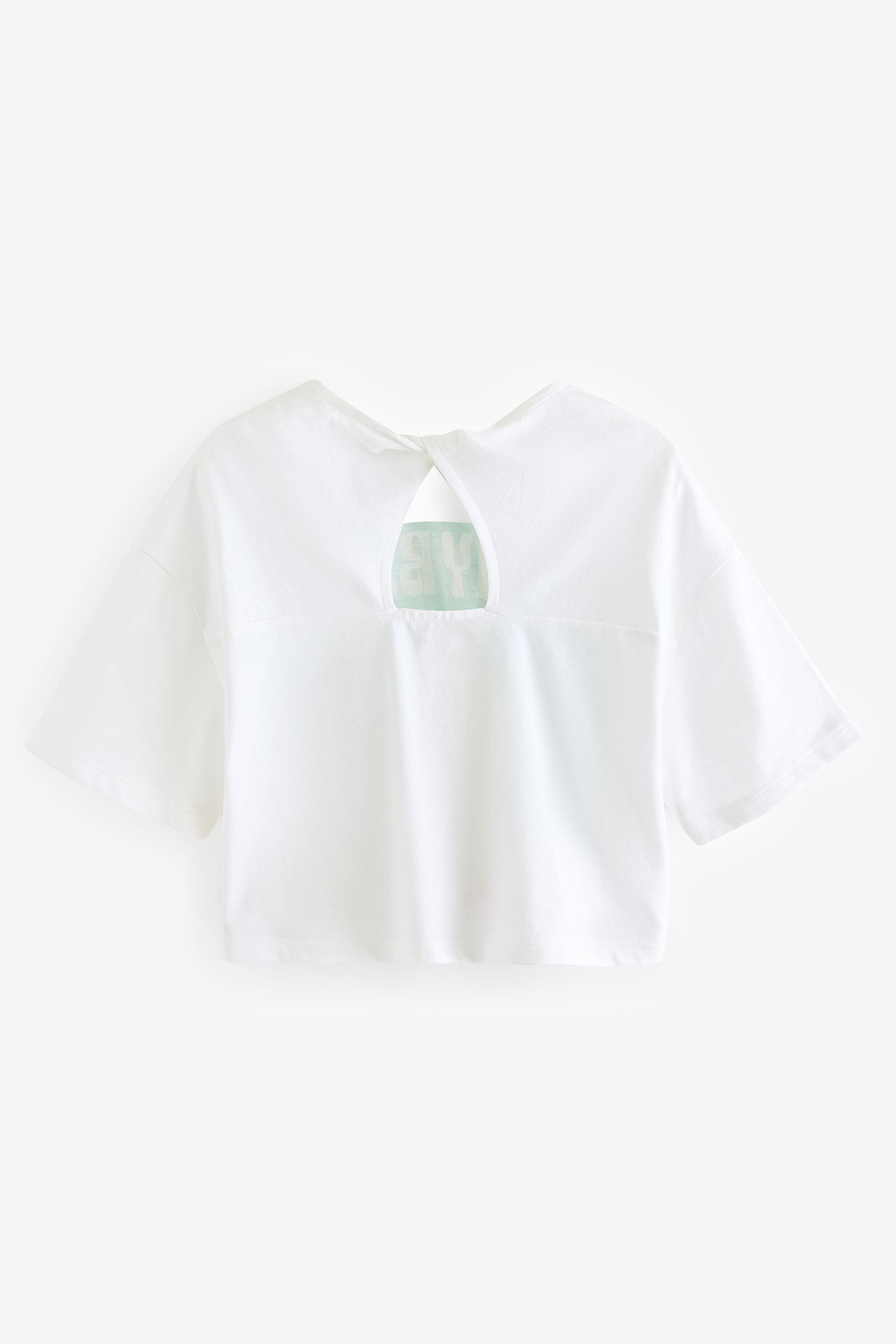 White Summer Beach Graphic T-Shirt (3-12yrs)