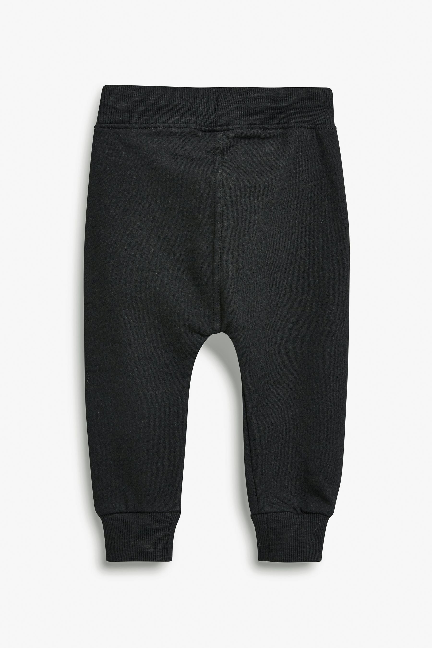 Black 100% Cotton Joggers (3mths-7yrs)