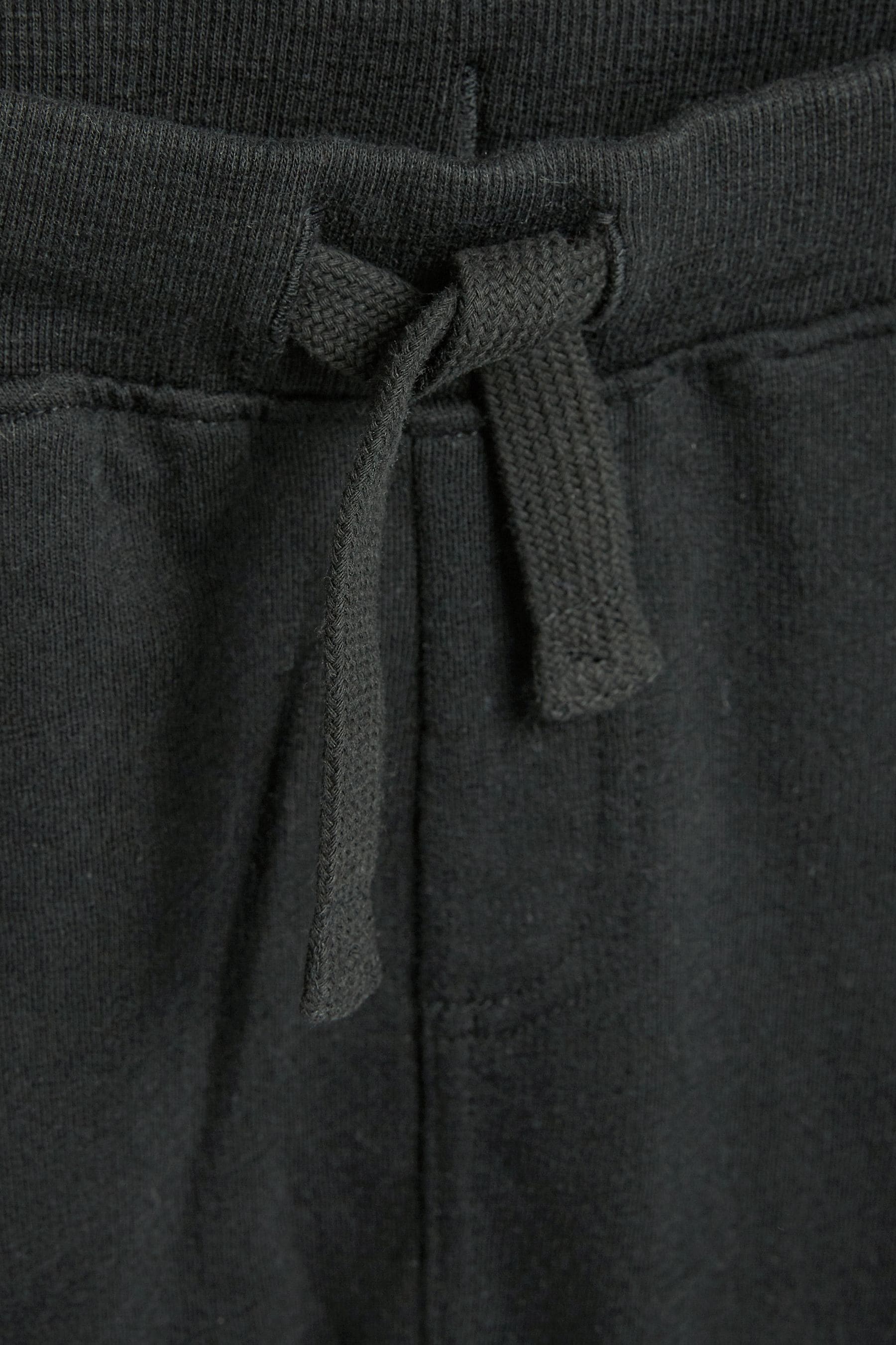 Black 100% Cotton Joggers (3mths-7yrs)