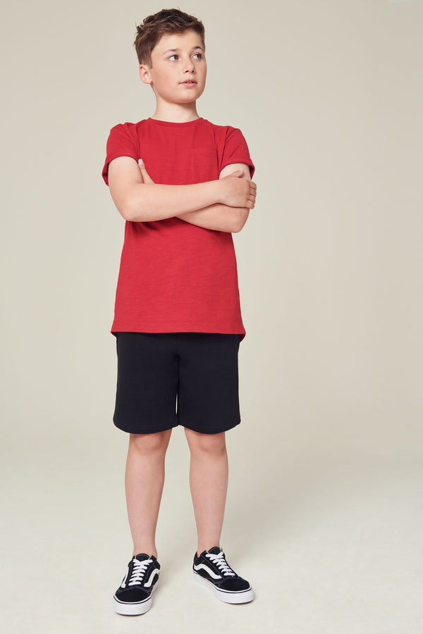 Black 1 Pack Basic Jersey Shorts (3-16yrs)