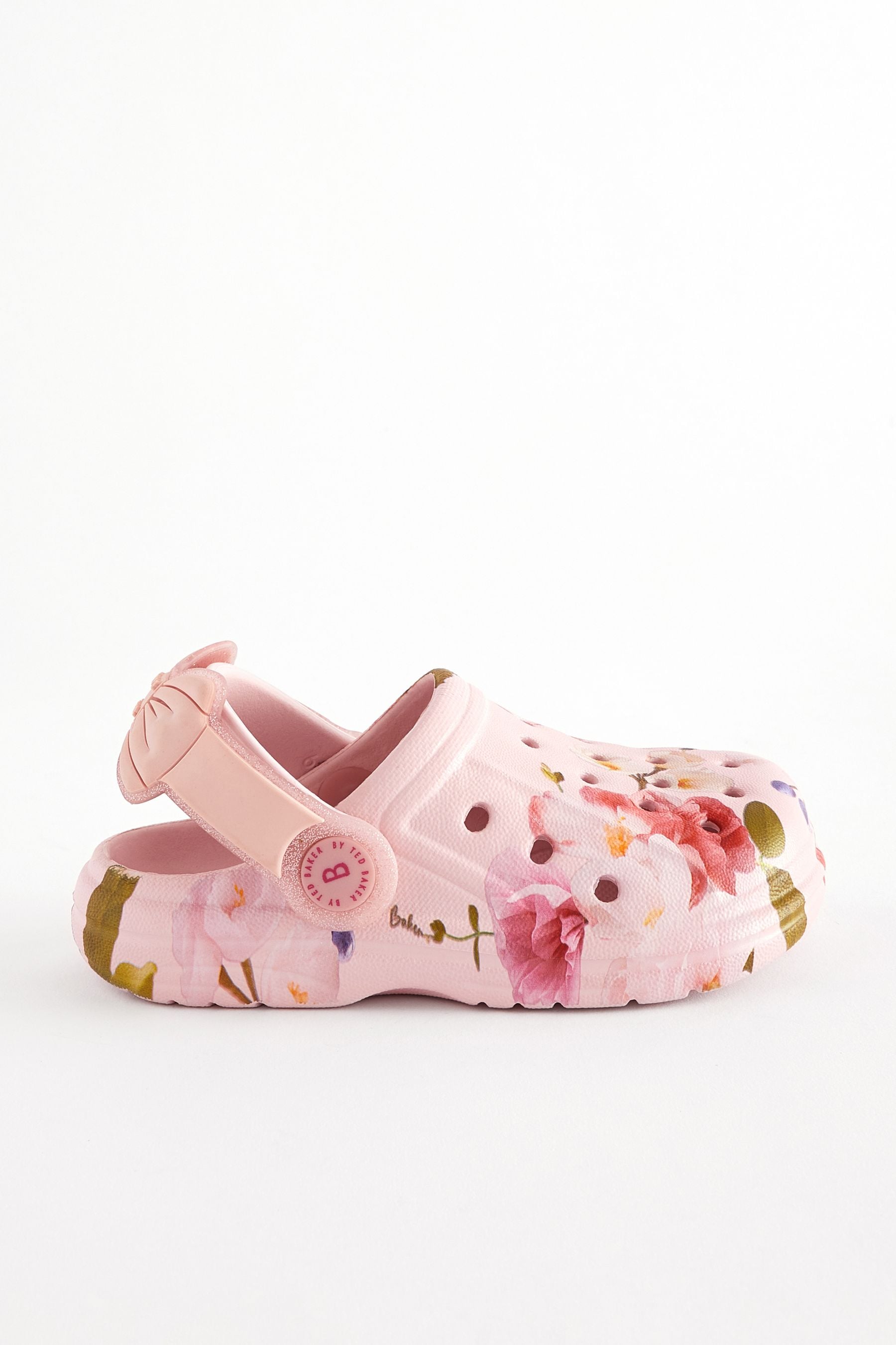 Baker by Ted Baker Girls Clogs with Ankle Strap and Bow