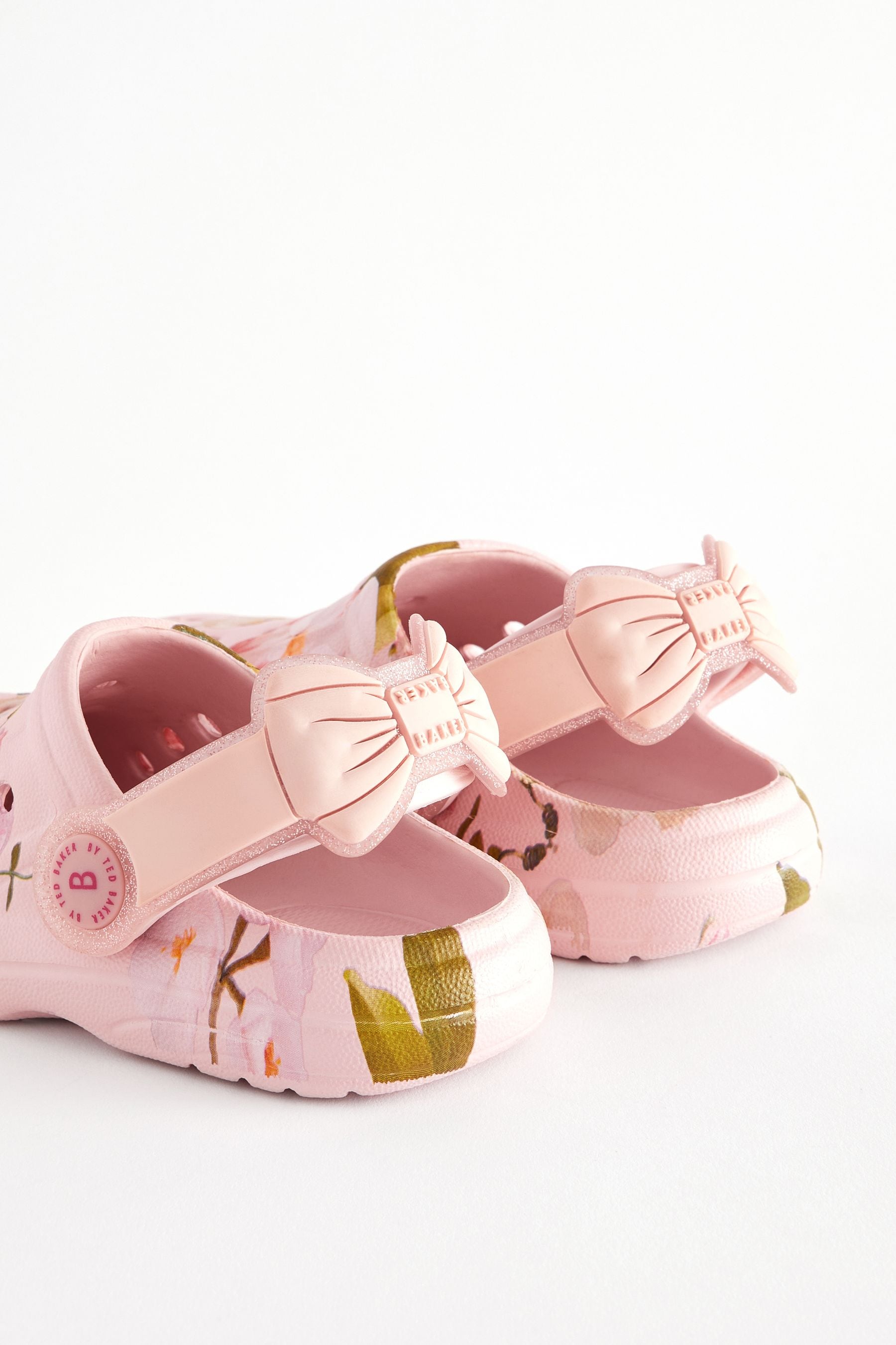 Baker by Ted Baker Girls Clogs with Ankle Strap and Bow