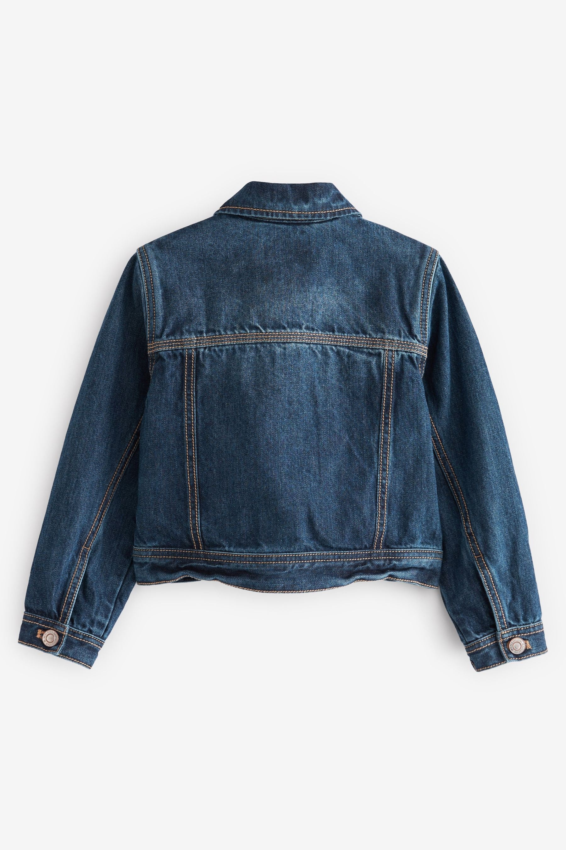 Dark Wash Denim Heart Western 100% Cotton Jacket (3-16yrs)