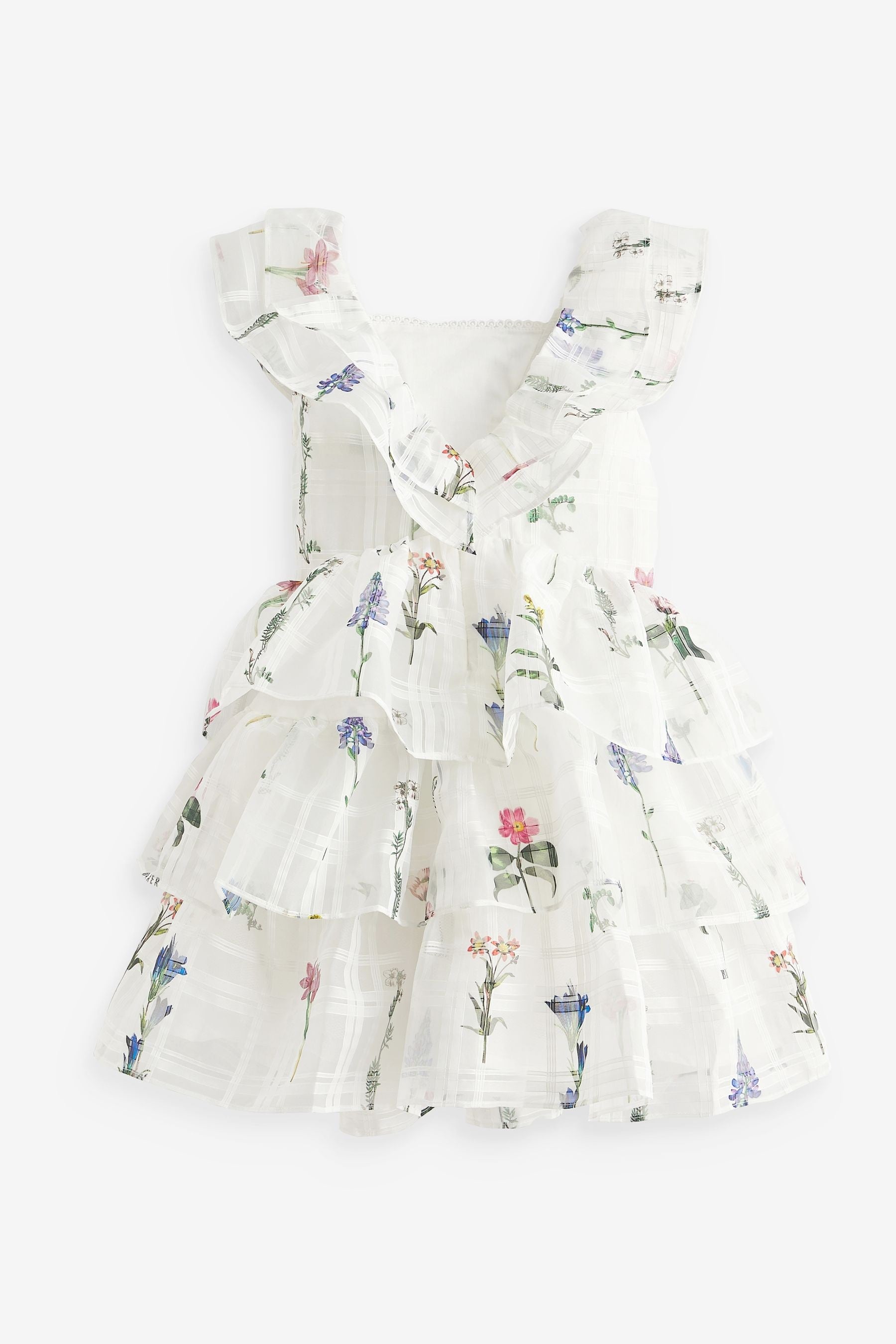 Baker by Ted Baker Floral Burnout Frilled Dress