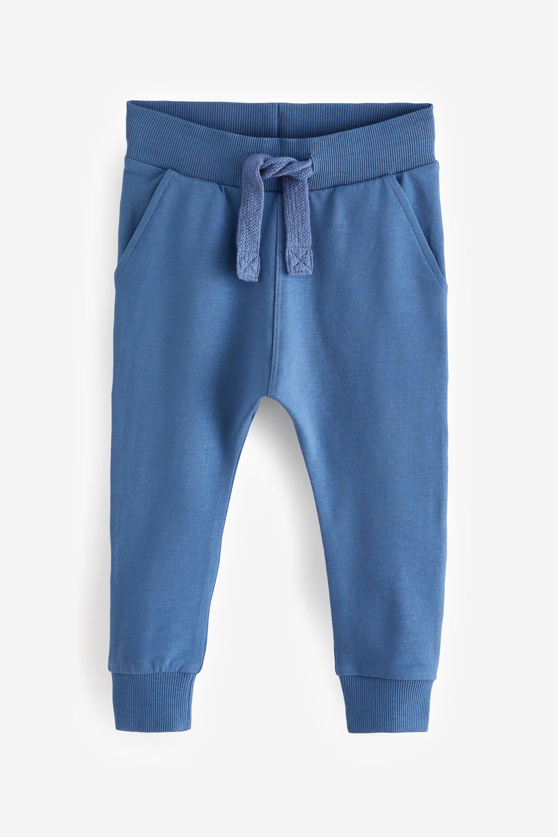 Navy/Blue/Tan Joggers 5 Pack (3mths-7yrs)