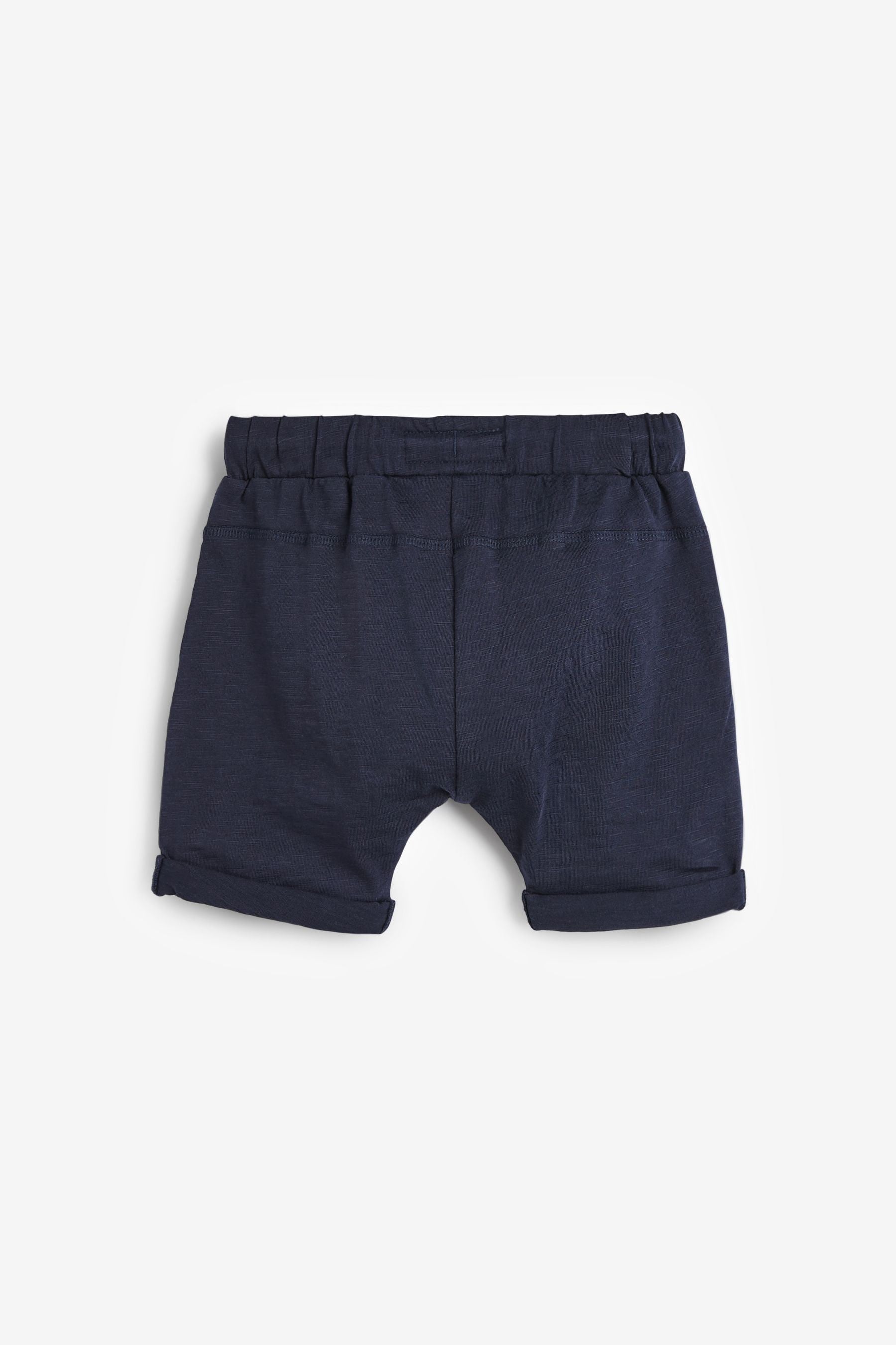 Navy/Grey/Black Lightweight Jersey 100% Cotton Shorts 3 Pack (3mths-7yrs)