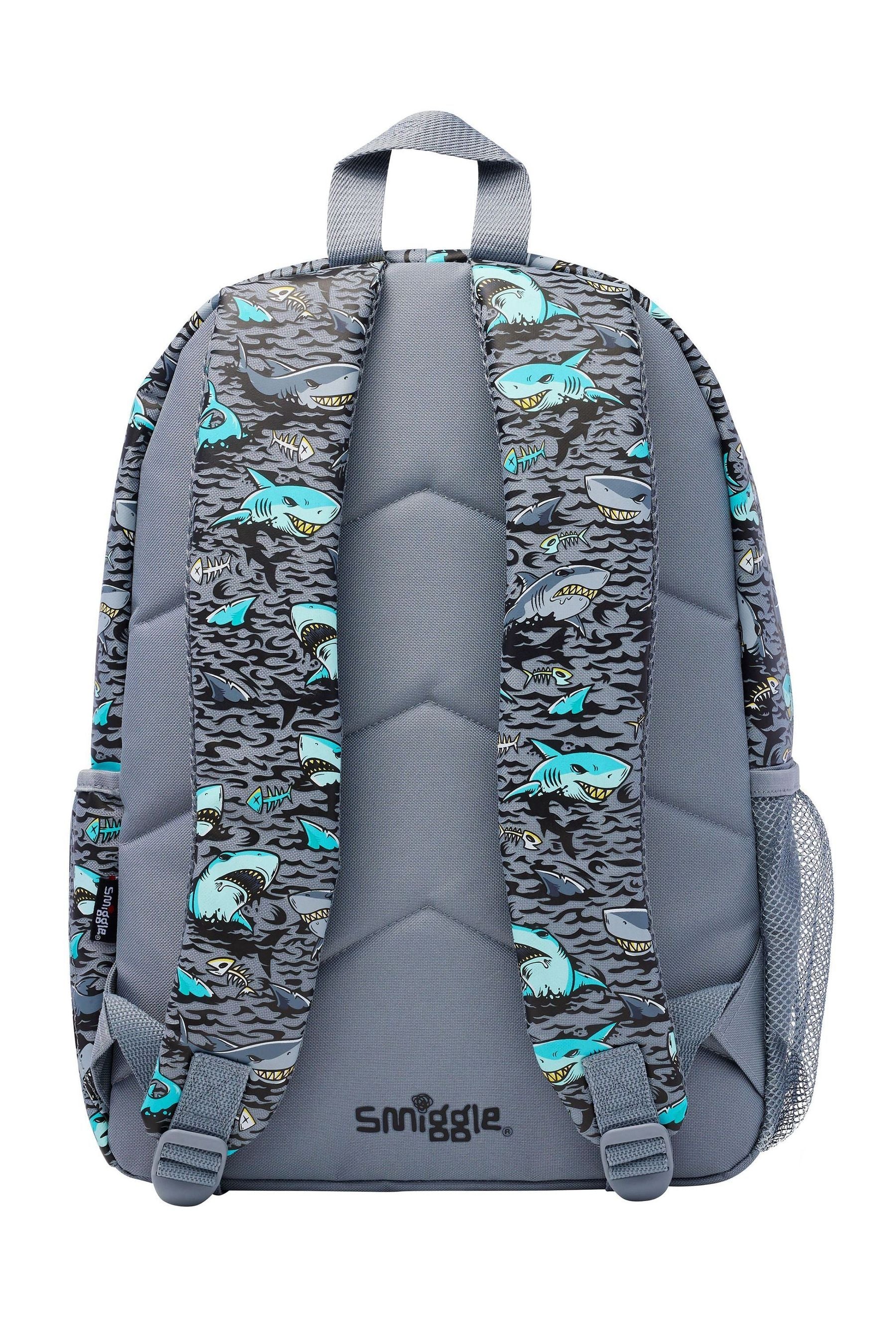 Smiggle Grey Wild Side Classic Attach Backpack