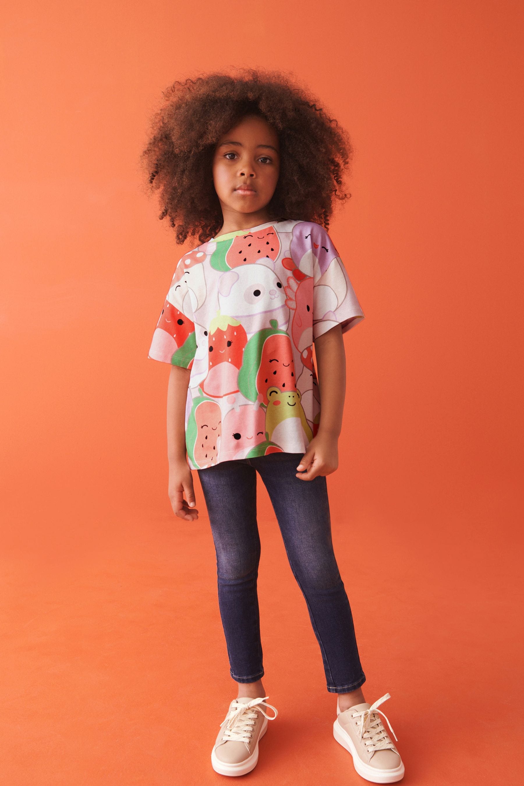 Red/Purple Squishmellows T-Shirt (5-12yrs)