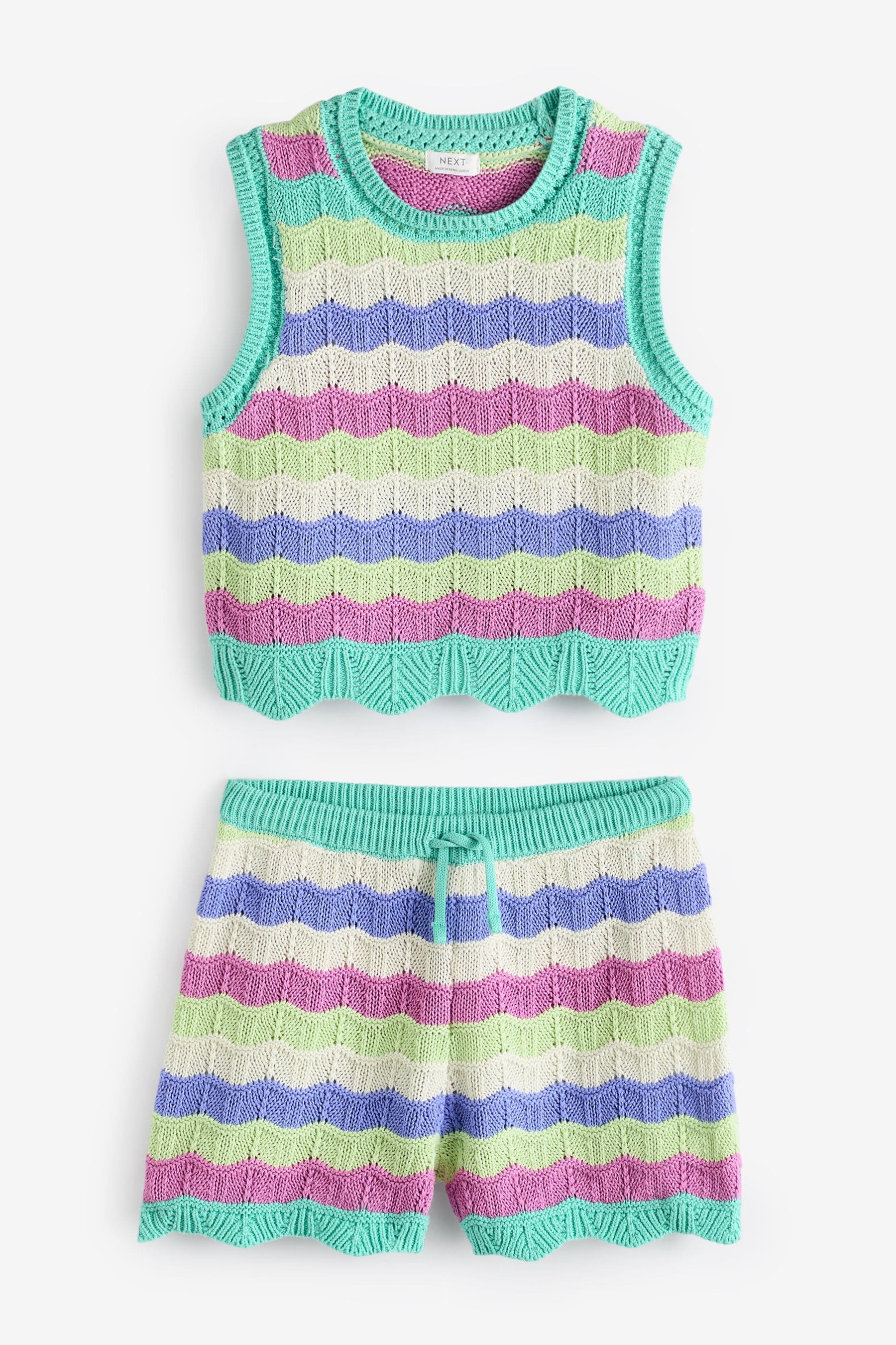 Multi Crochet Co-ord Set (3-16yrs)