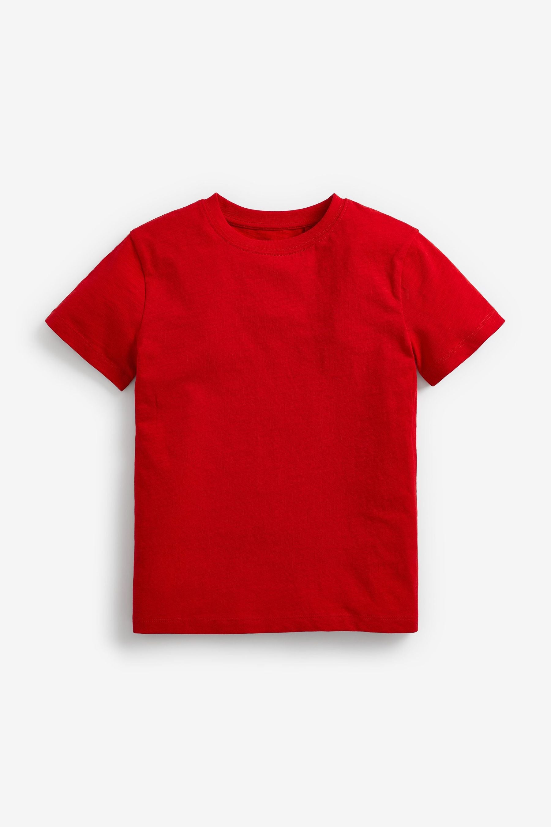 Red/White/Navy 100% Cotton Short Sleeves T-Shirts 4 Pack (3-16yrs)