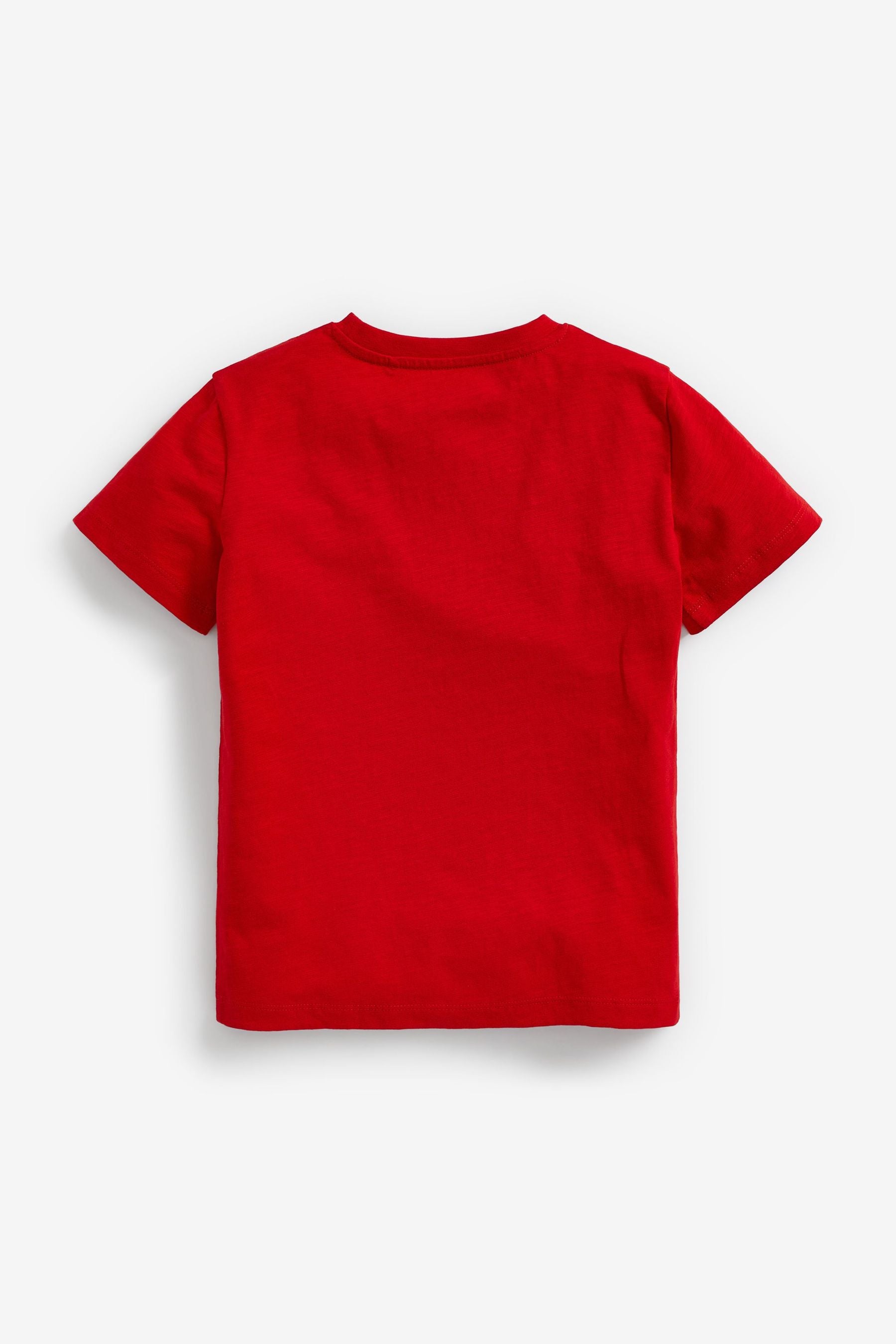 Red/White/Navy 100% Cotton Short Sleeves T-Shirts 4 Pack (3-16yrs)