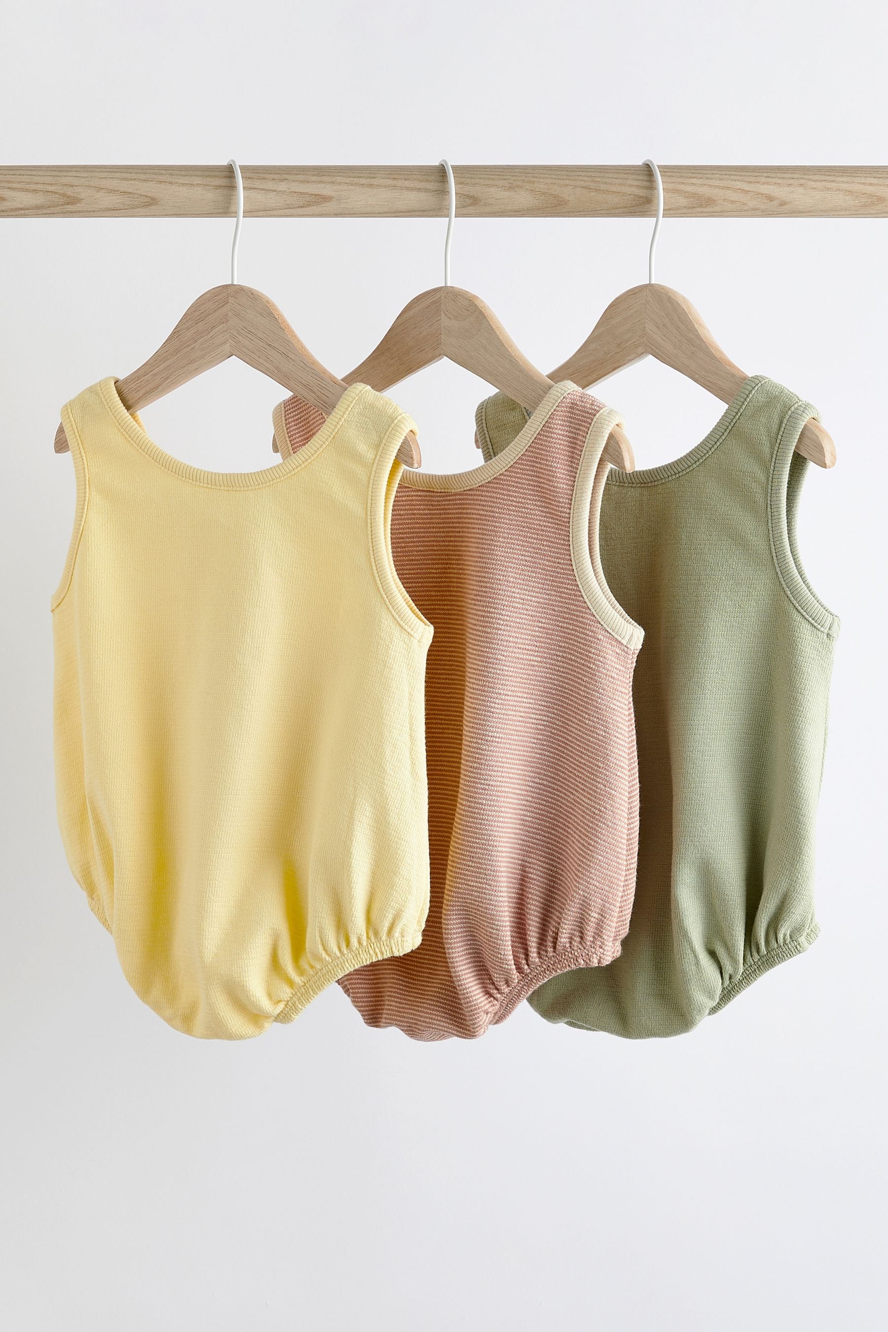 Minerals Baby Jersey Bloomer Romper 3 Pack (0mths-3yrs)