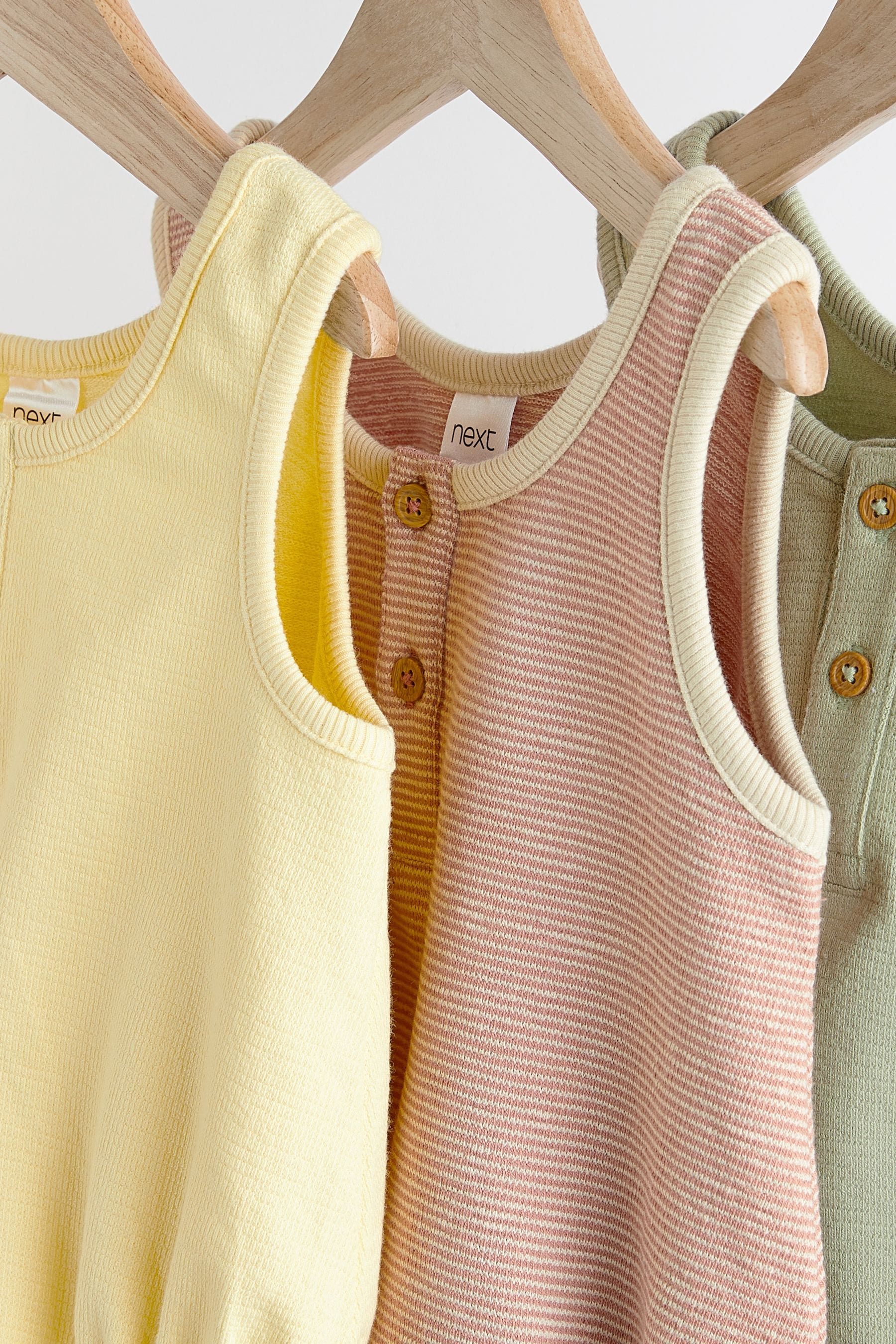 Minerals Baby Jersey Bloomer Romper 3 Pack (0mths-3yrs)