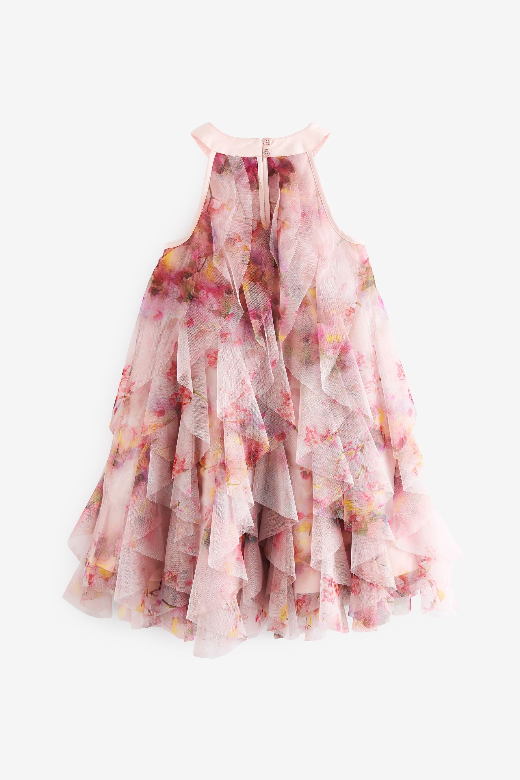 Baker by Ted Baker Pink Floral Tulle Dress