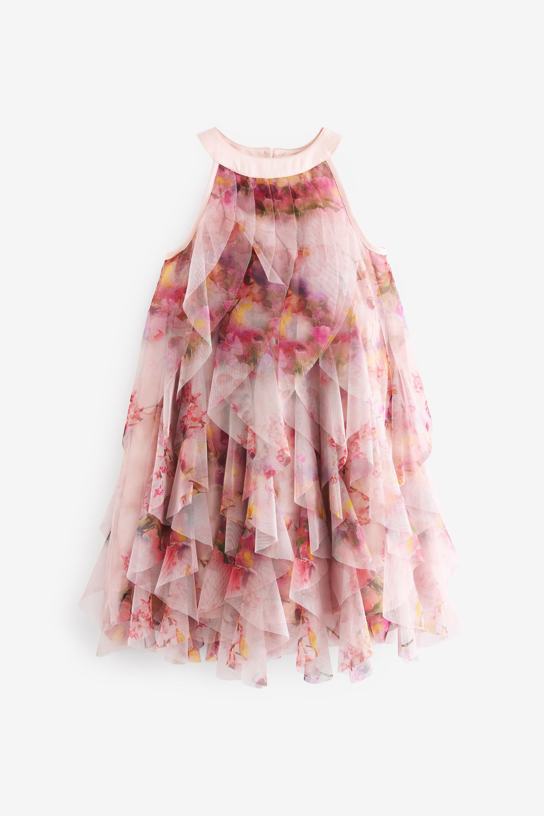 Baker by Ted Baker Pink Floral Tulle Dress