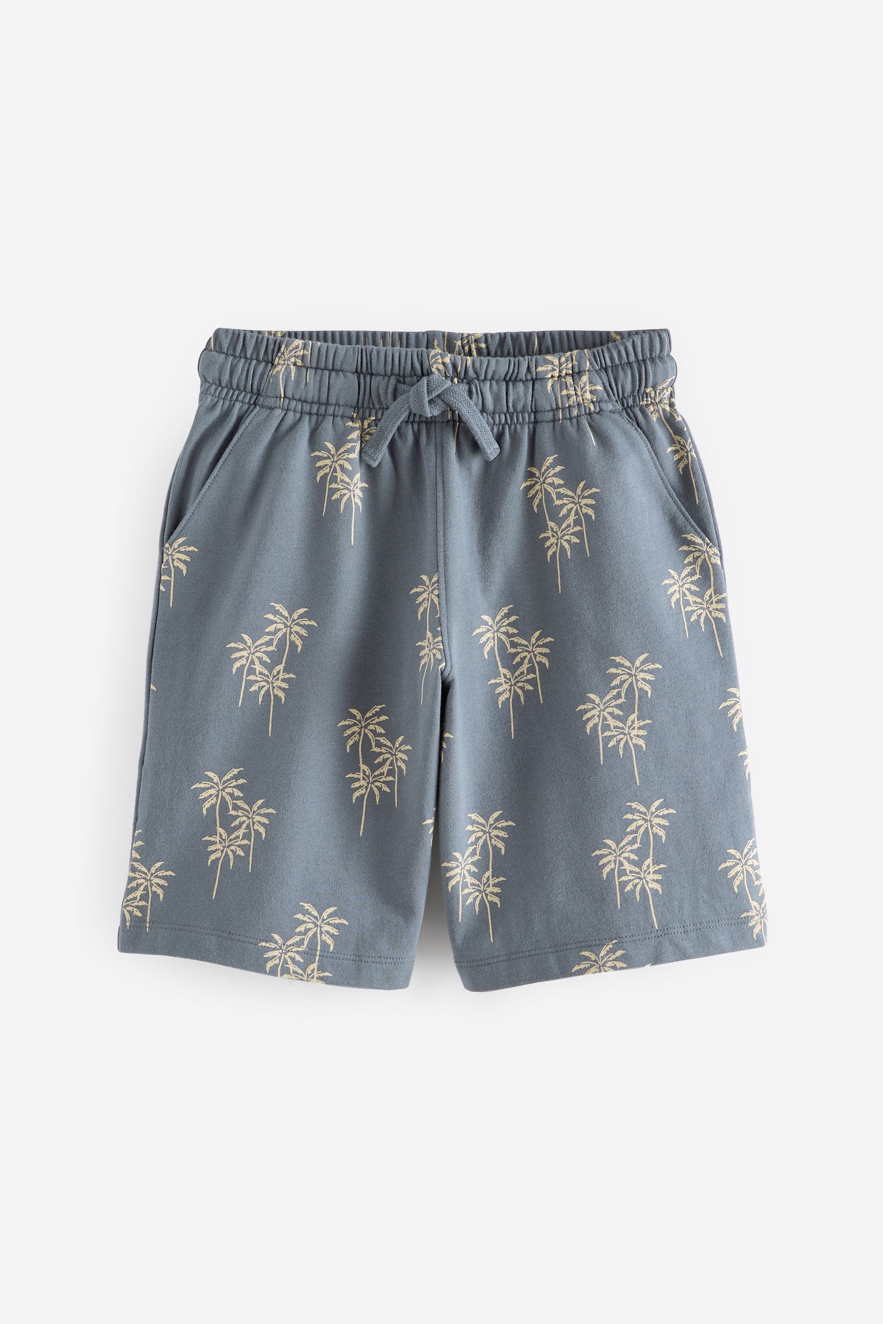 Blue Bandana Print Jersey Shorts (3-16yrs)