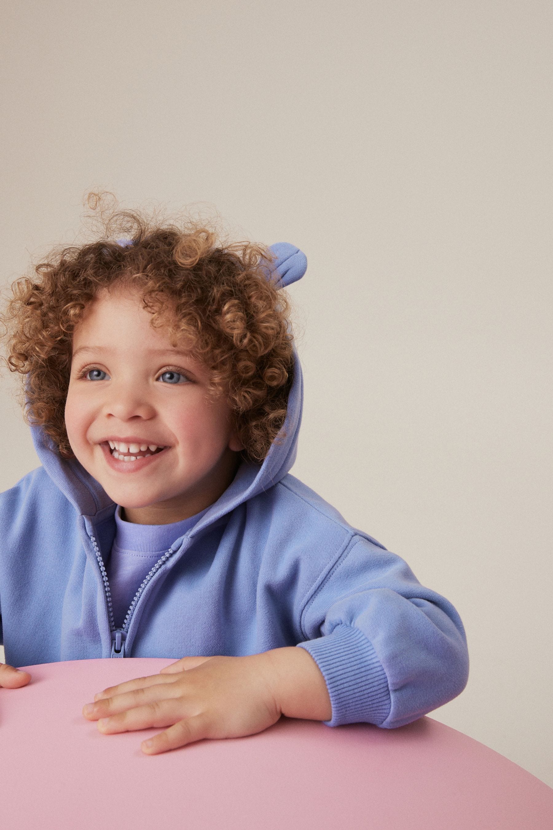 Blue Zip Through Hoodie (3mths-7yrs)