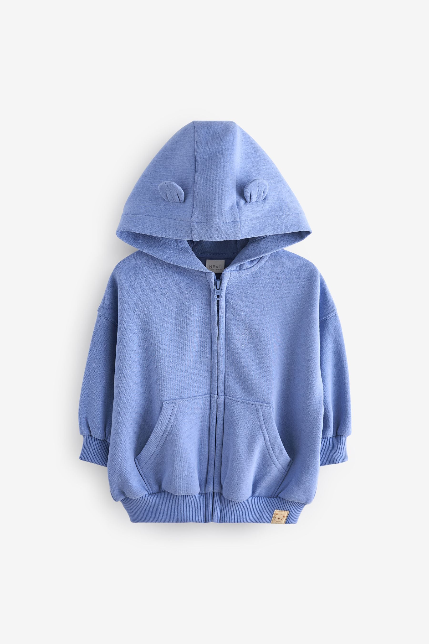 Blue Zip Through Hoodie (3mths-7yrs)